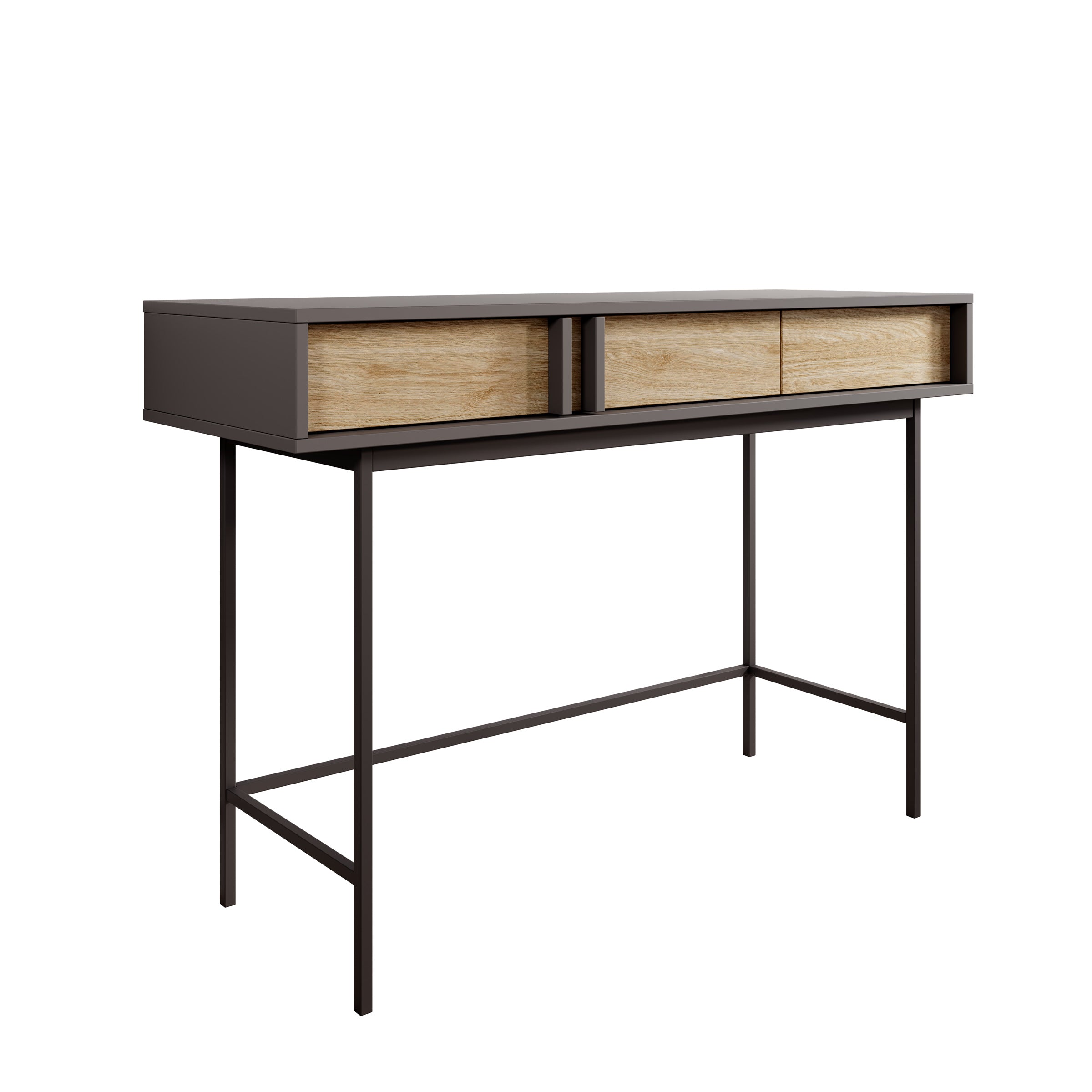 Antigo - Kaptafel - Eiken/Antraciet - 123x43x83 cm