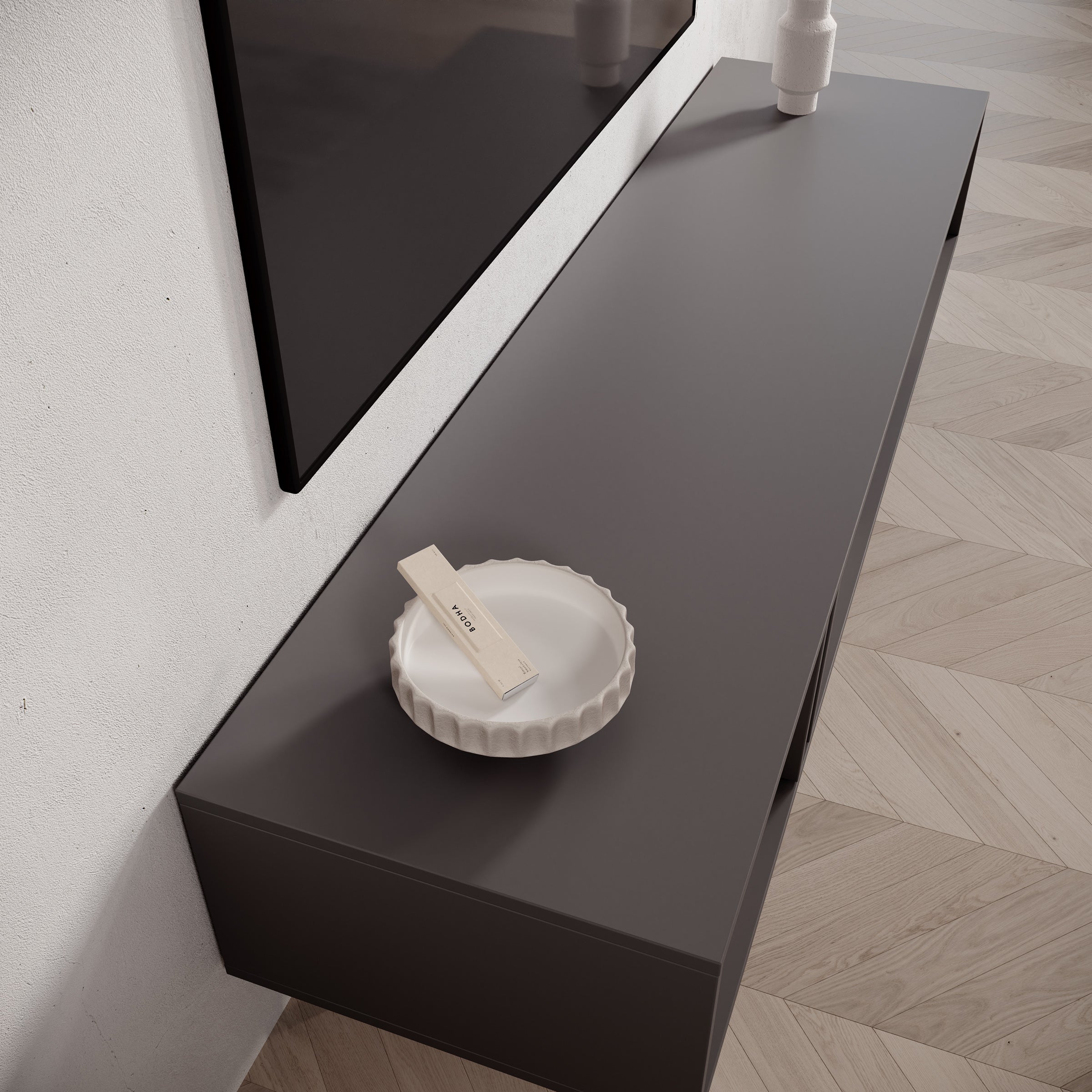 Antigo - TV-Meubel - Beige/Antraciet - 163x43x43 cm