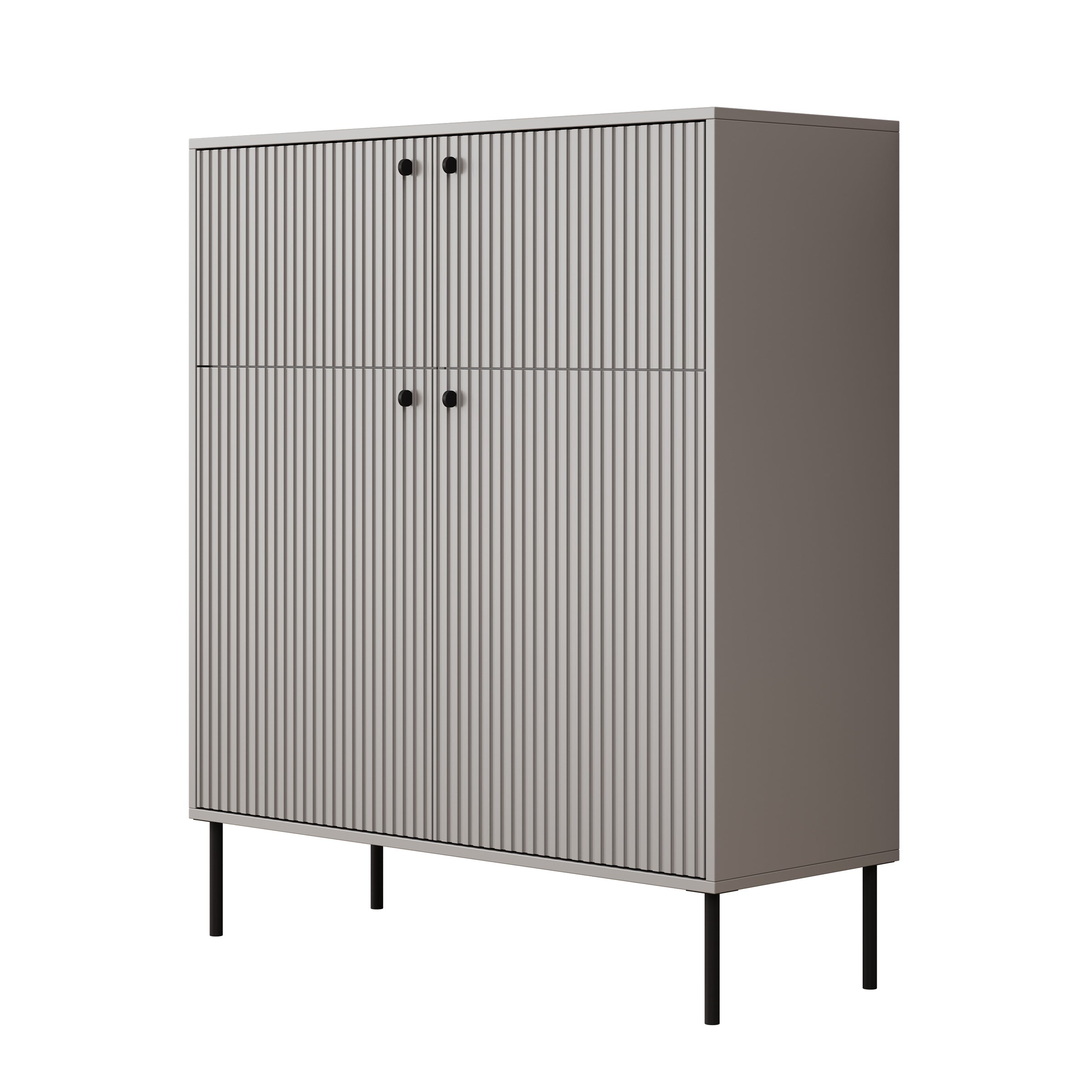 Ilux 2 - Dressoir - Grijs - 105x41x122 cm