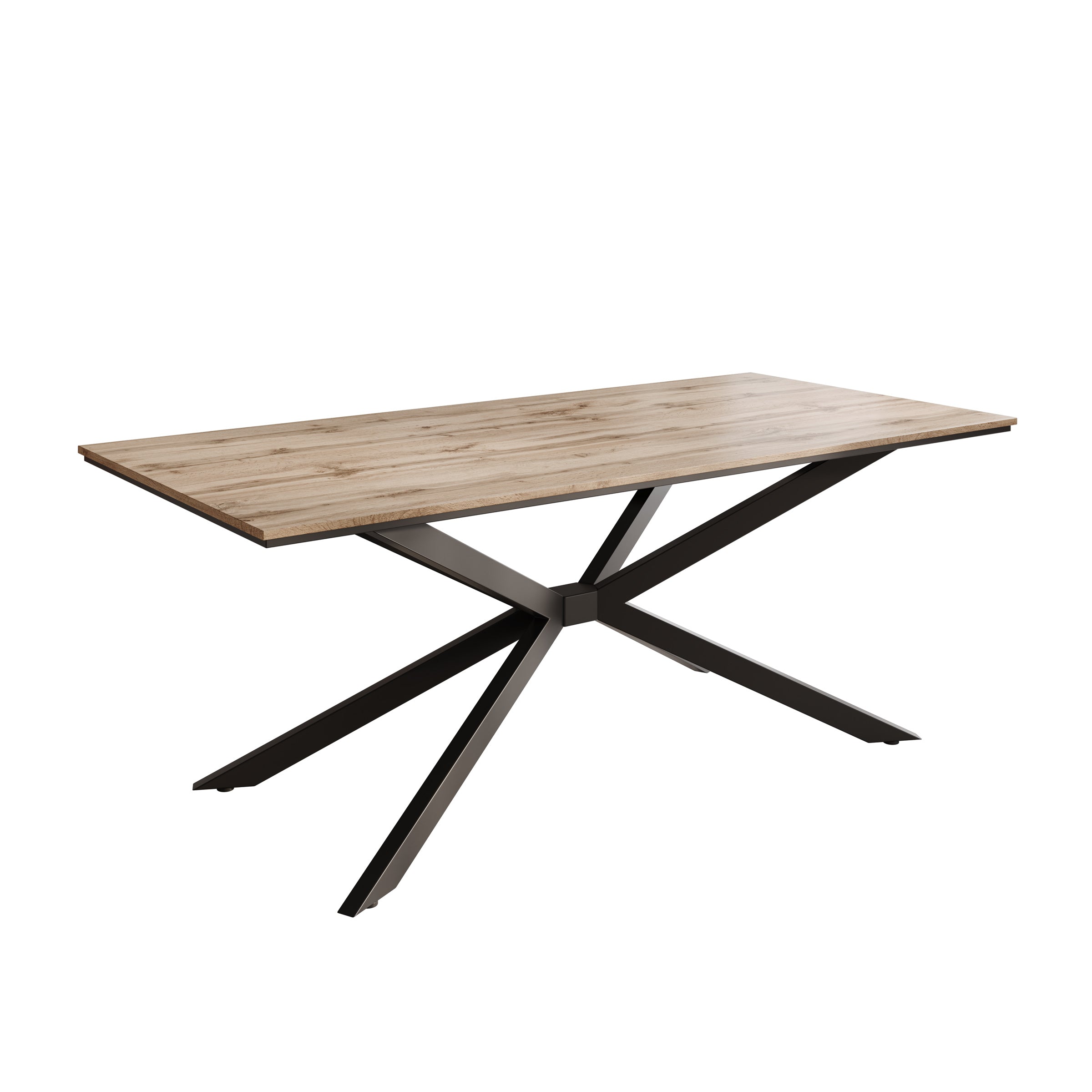 Eetkamertafel Faithley - Eiken - 190x90x74 cm