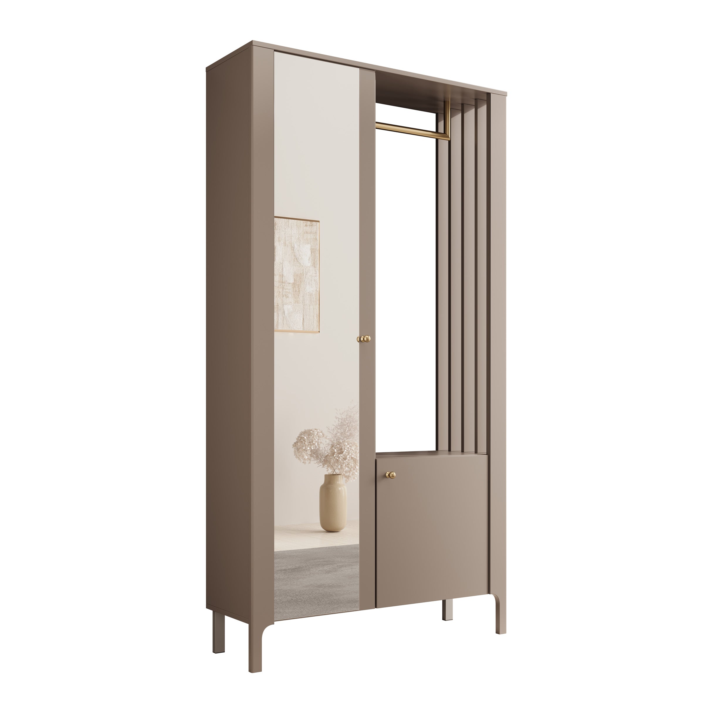 Madison - Kapstok met deur - Beige