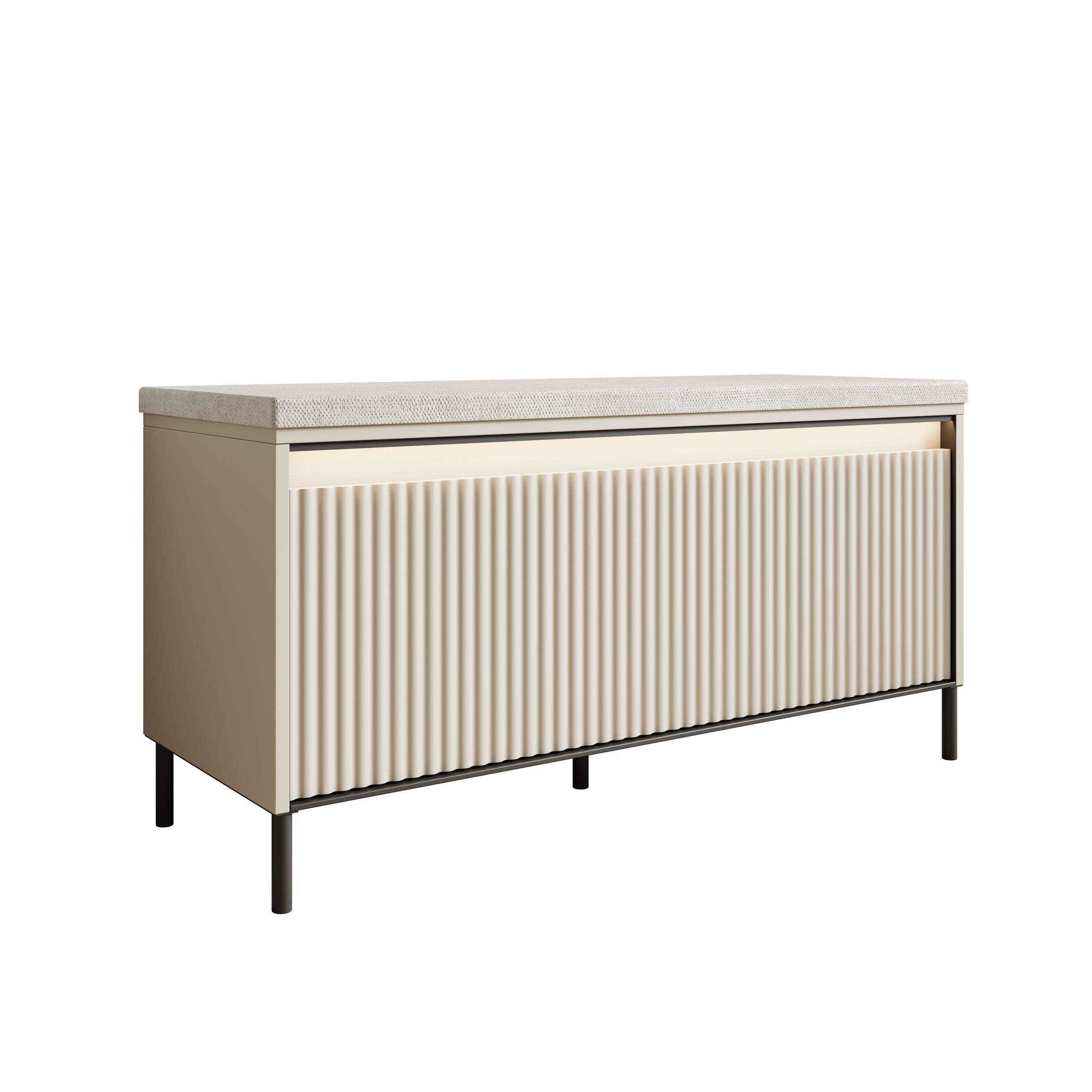 Schoenenkast - Timoteo - Beige - 101x38x51 cm