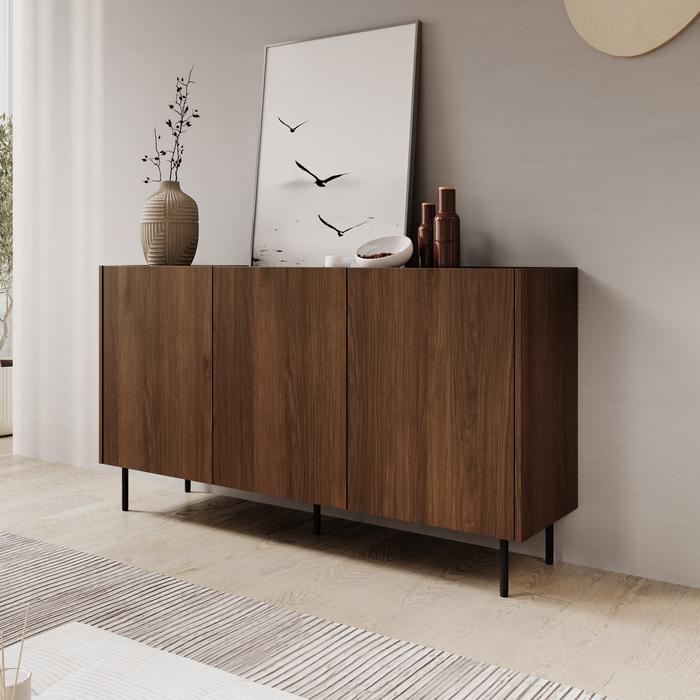 eiken dressoir modern Blank eiken dressoir