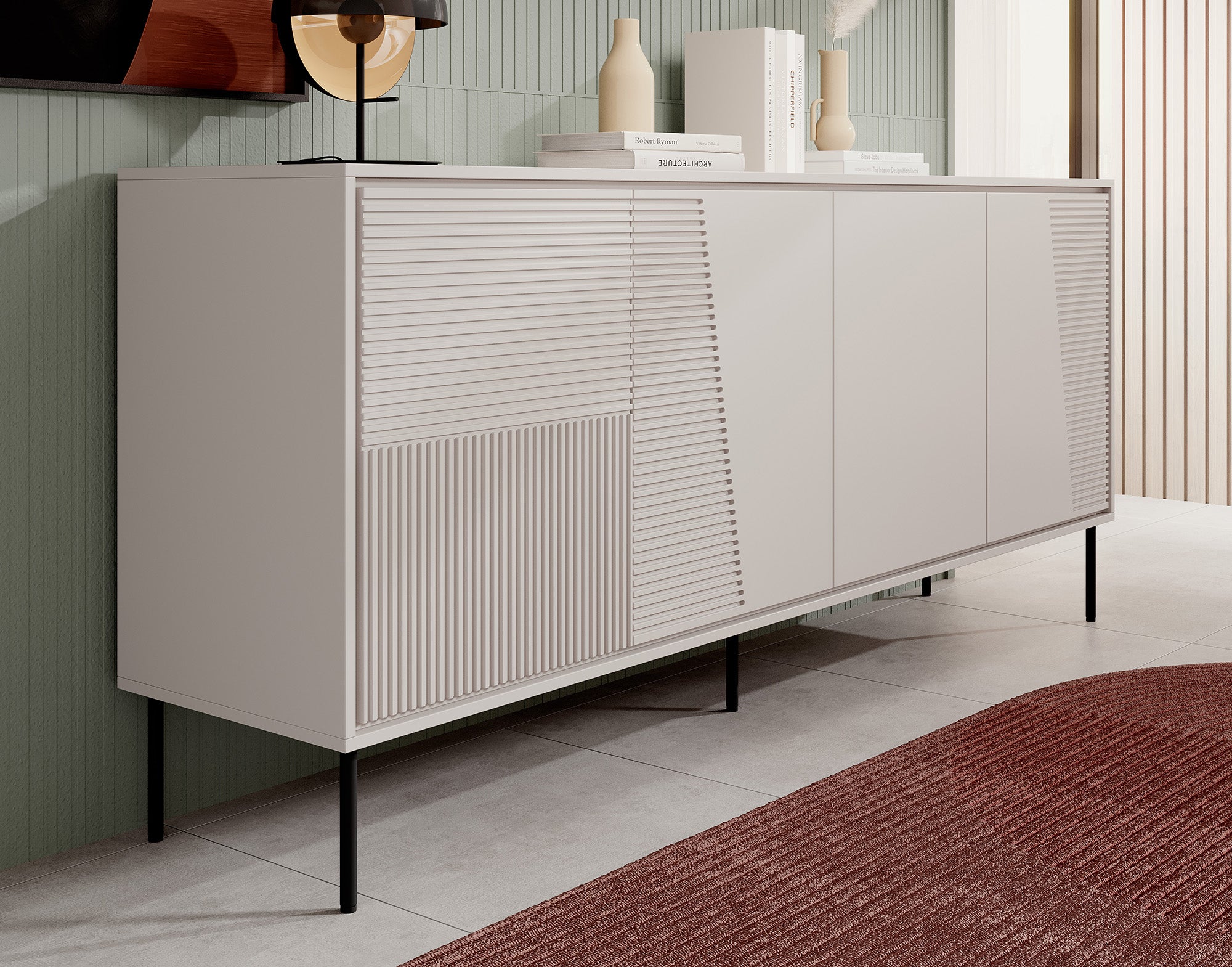 Blanes - Dressoir - Beige - 200x45x88 cm