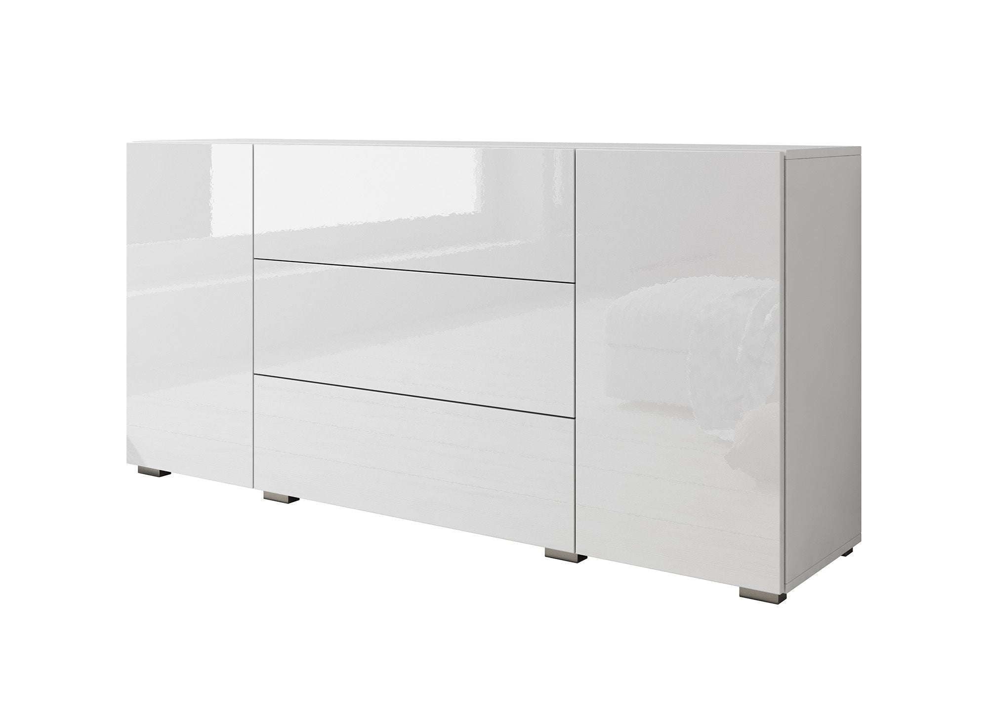 Bonzo - Dressoir - Wit - 150x39x68 cm