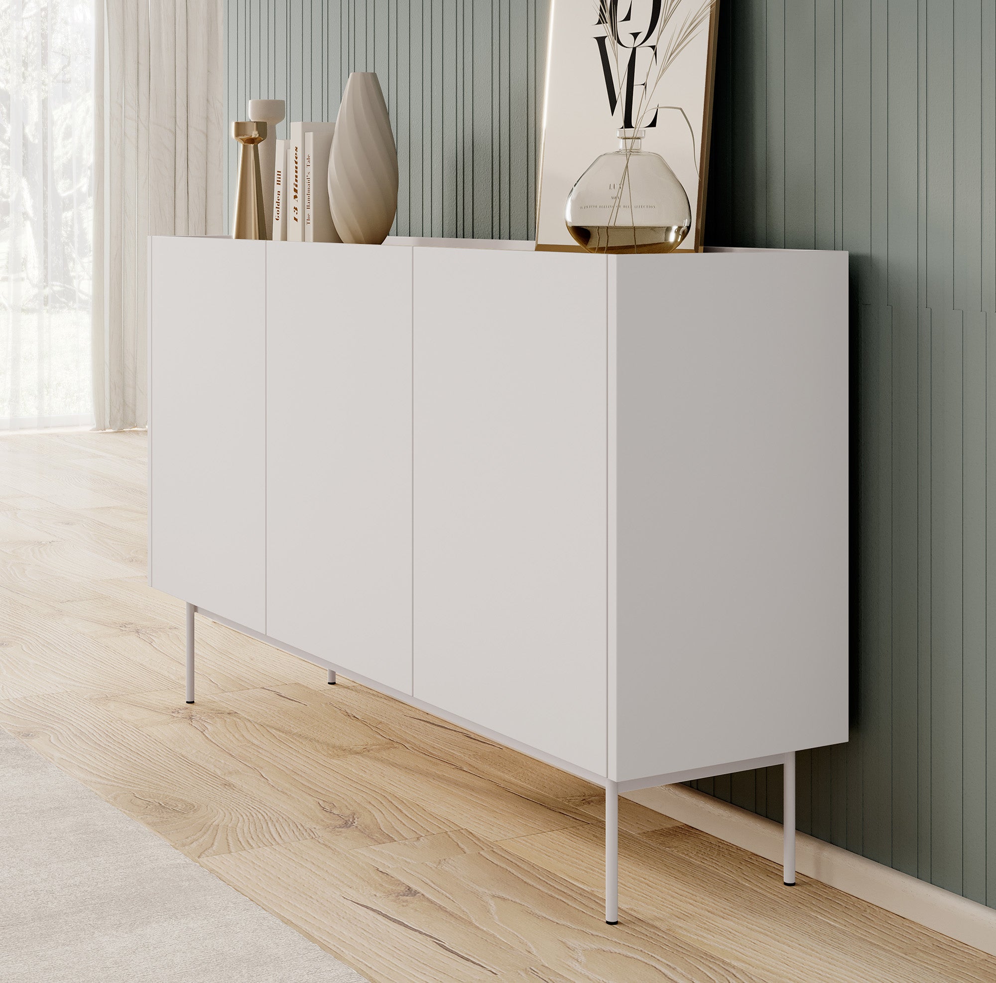 Calella - Dressoir - Beige - 144x37x83 cm