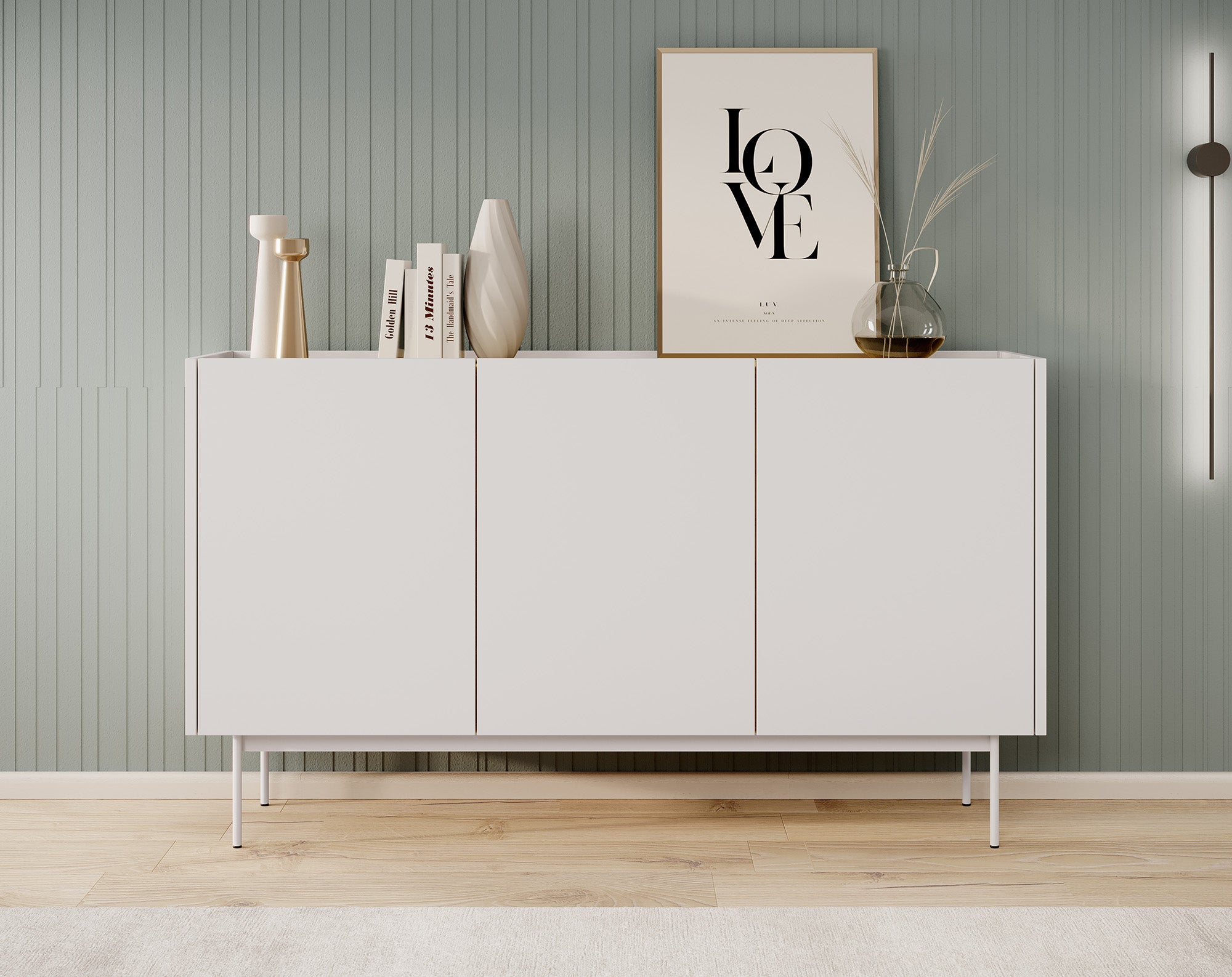 Calella - Dressoir - Beige - 144x37x83 cm