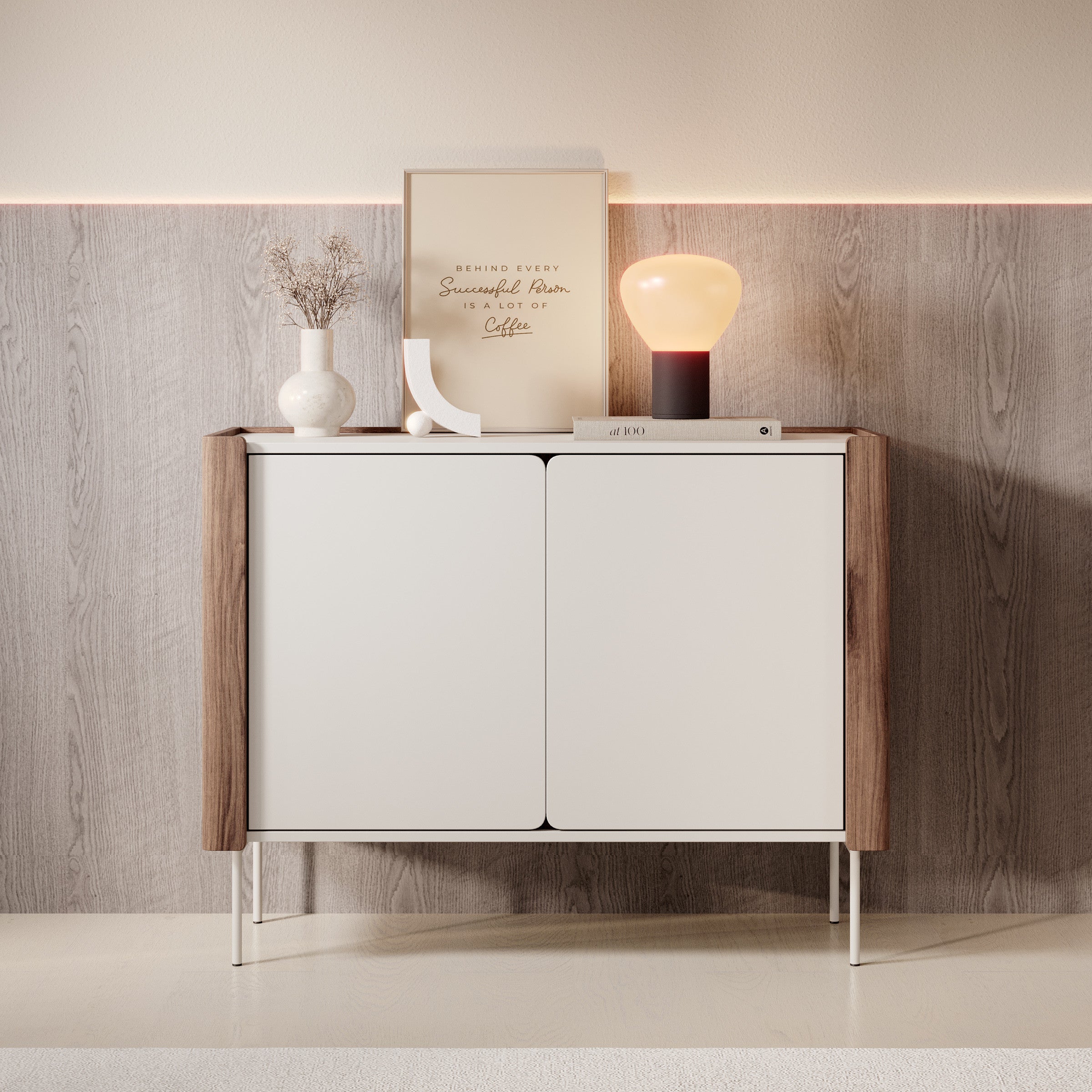 Lux - Dressoir - Beige - 105x39x82 cm