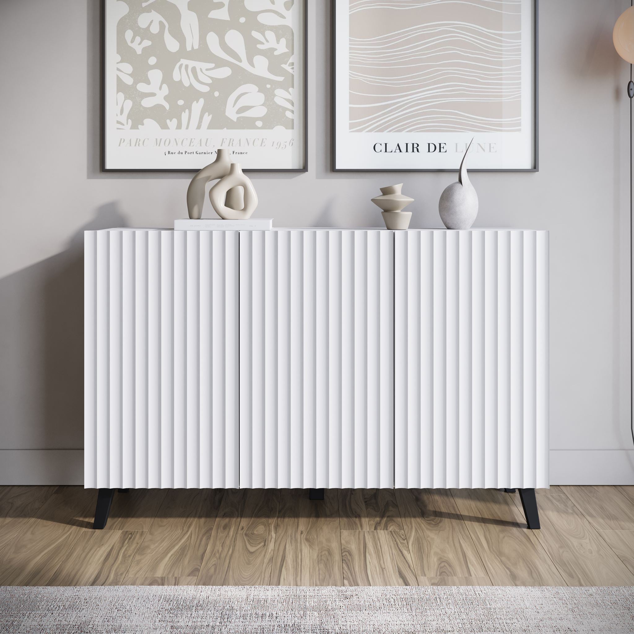 Pulse 3 - Dressoir - Wit - 120x39x76 cm
