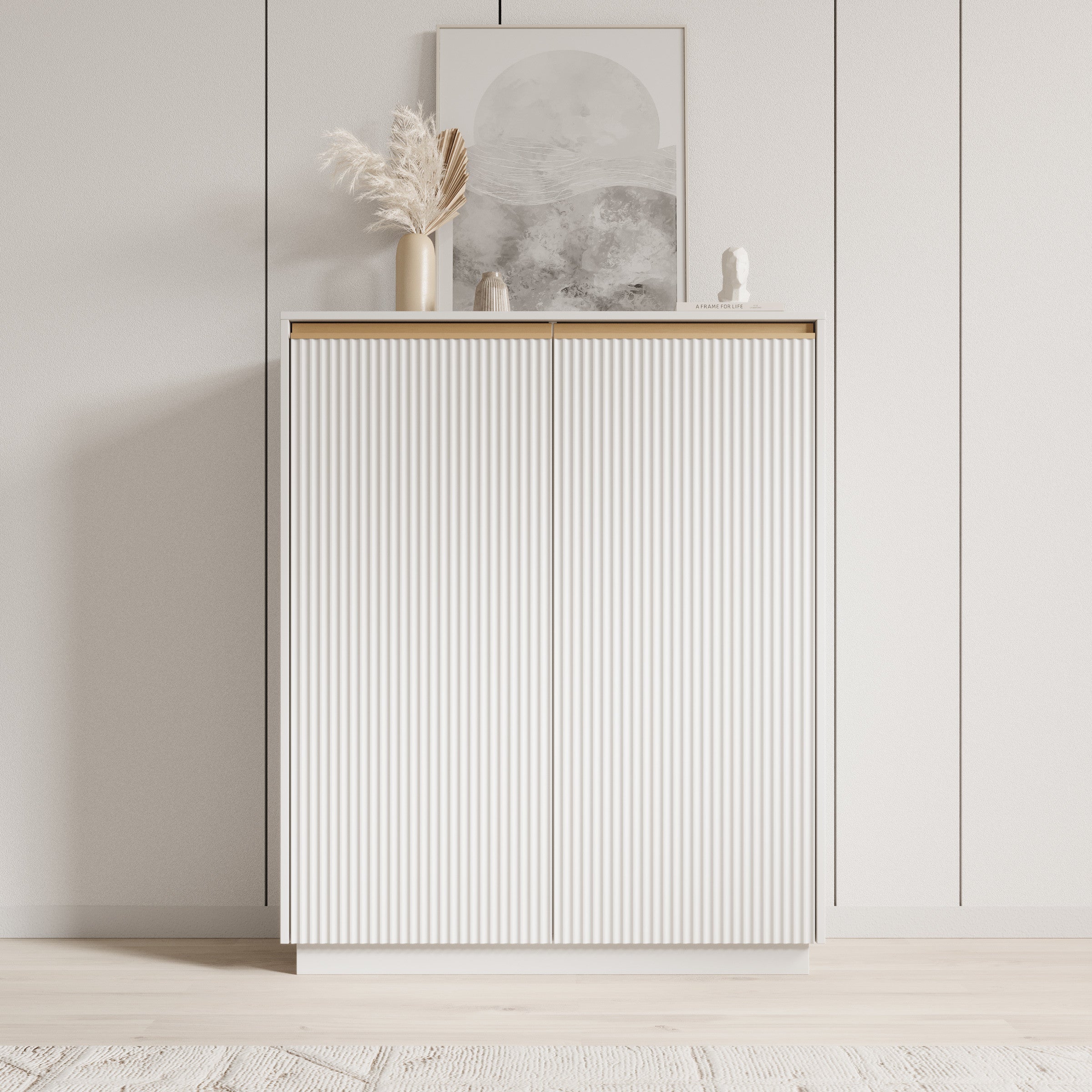 Remy 2 - Dressoir - Wit - 104x39x127 cm