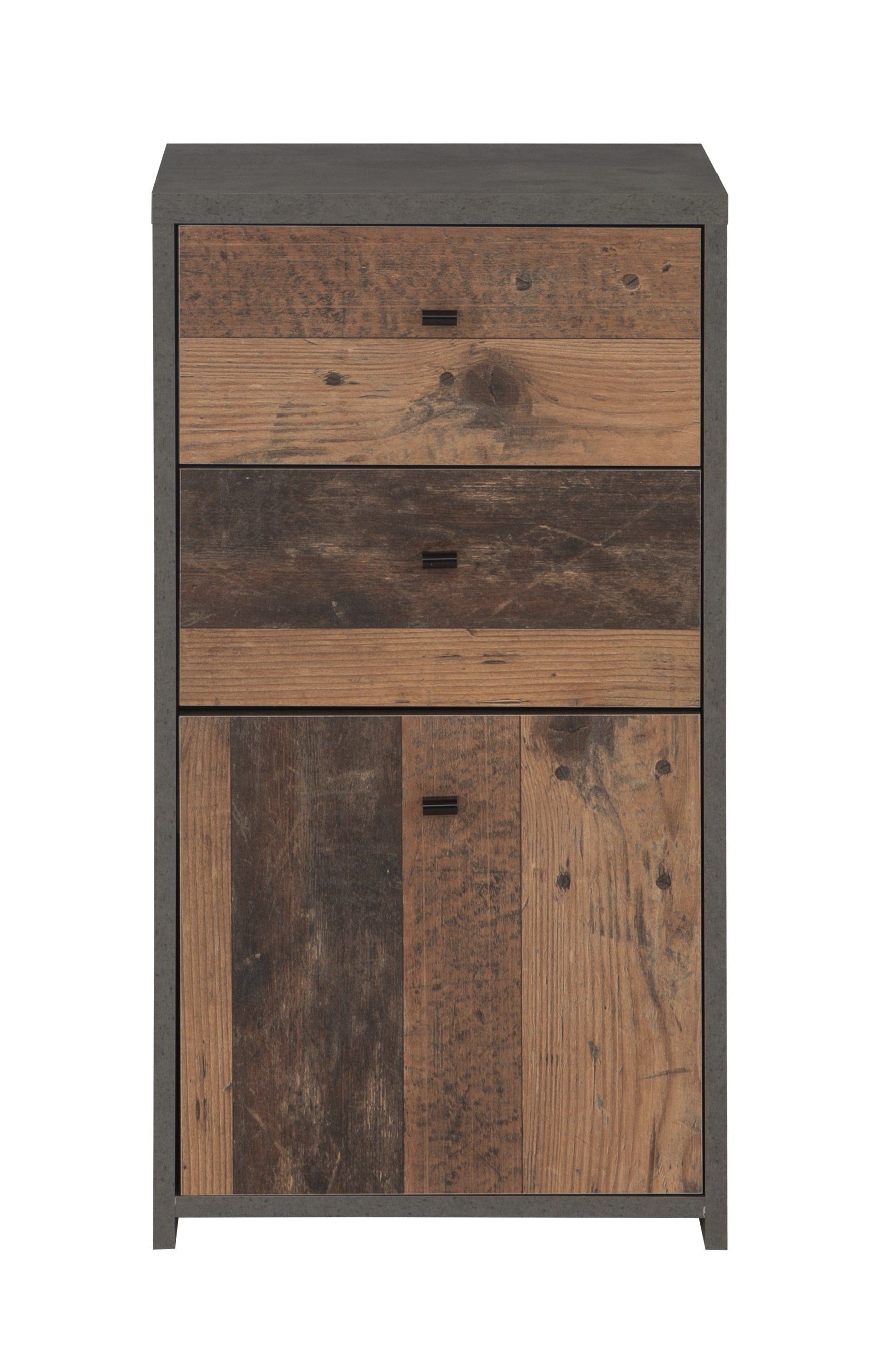 Sahara - Dressoir - Old wood/grijs - 40x30x77 cm