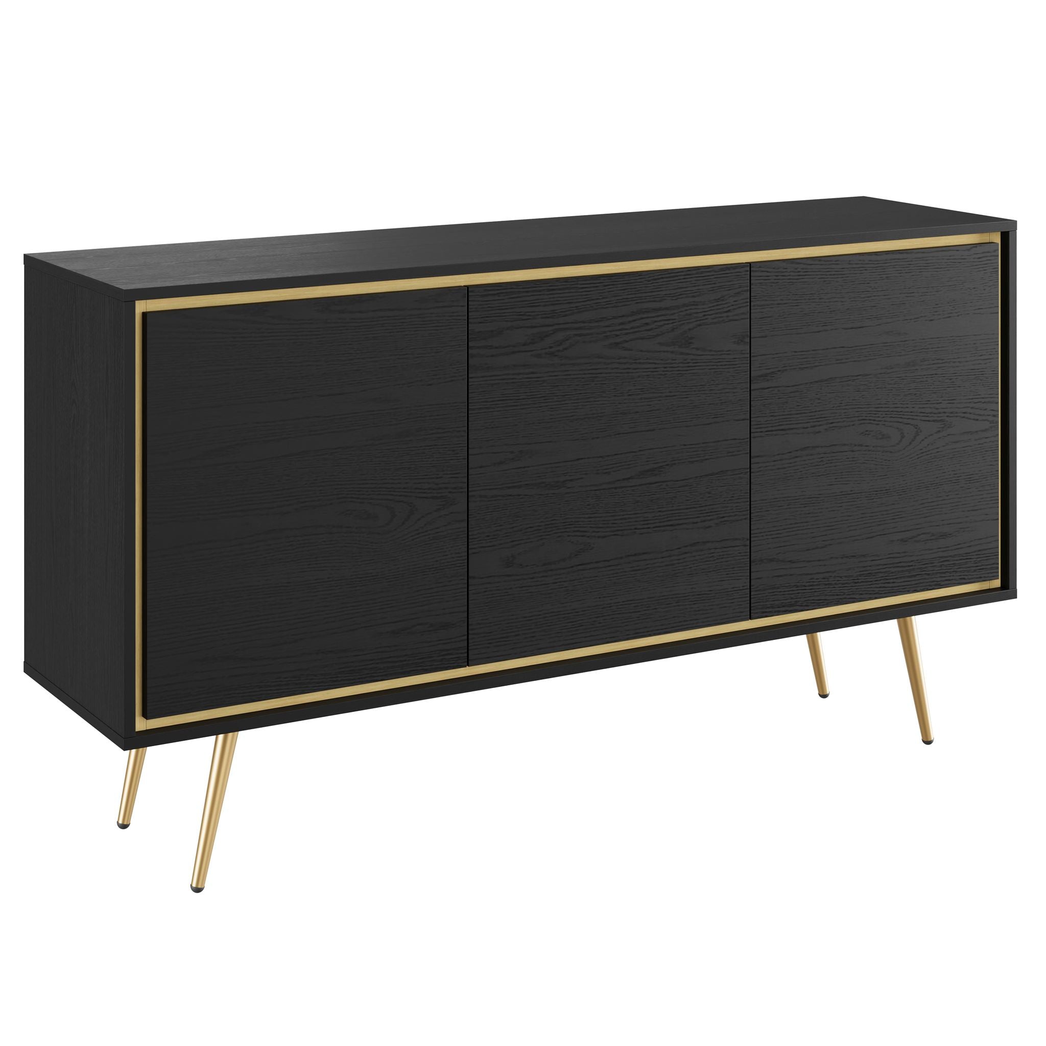 Tara - Dressoir - Zwart - 150x40x80 cm