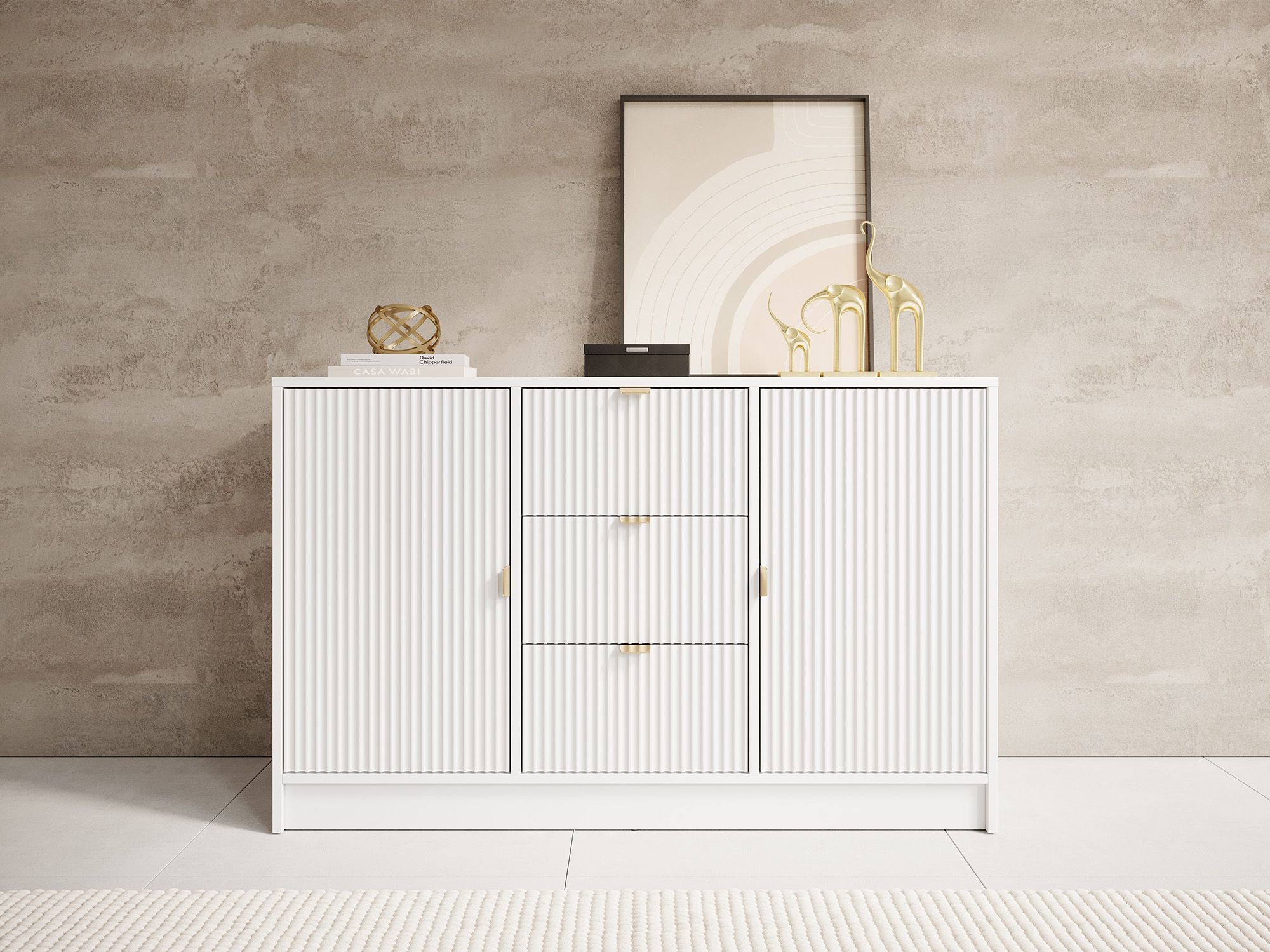 Tavares - Dressoir - Wit - 118x40x75 cm