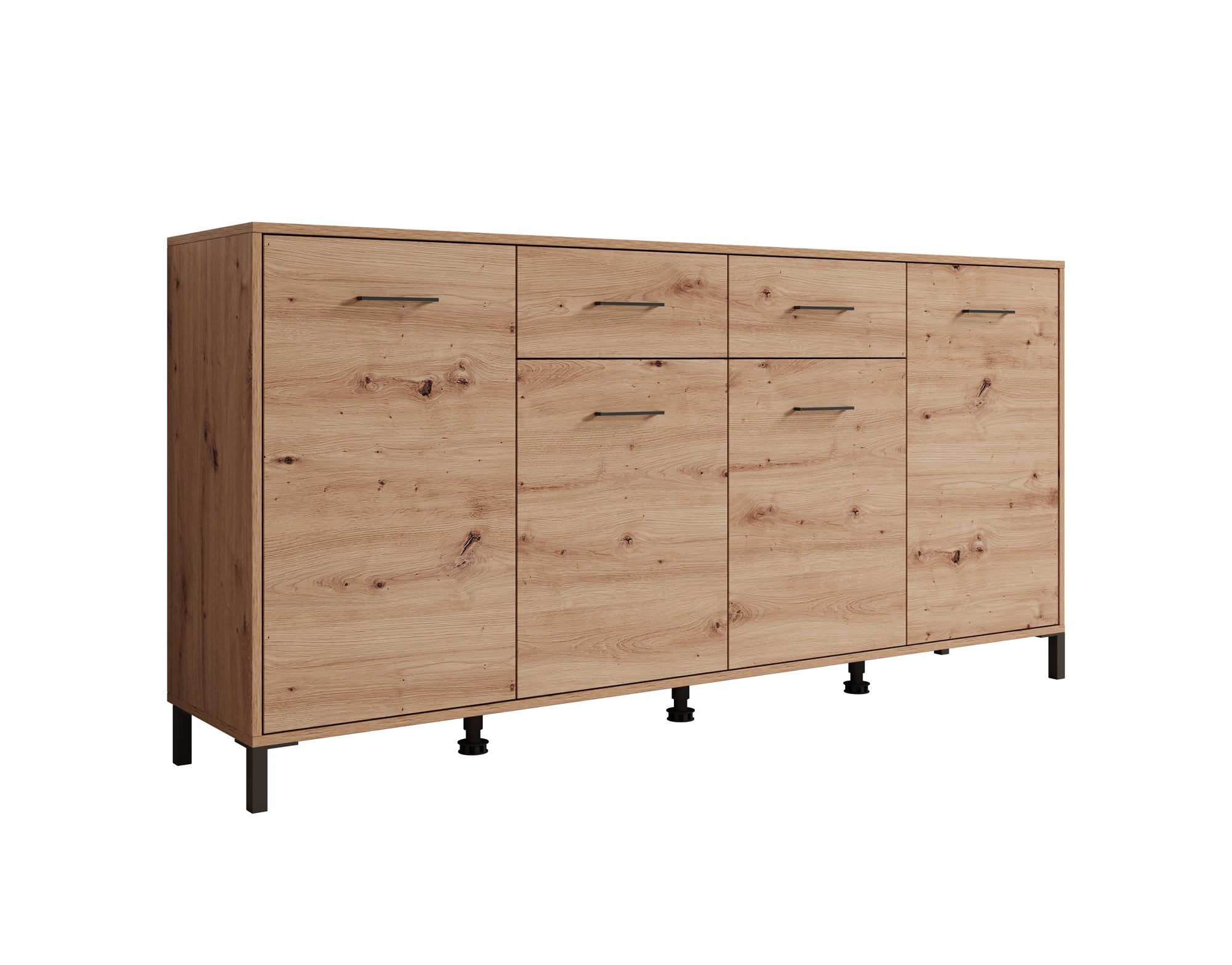 Vidor - Dressoir - Eiken - 183x40x90 cm