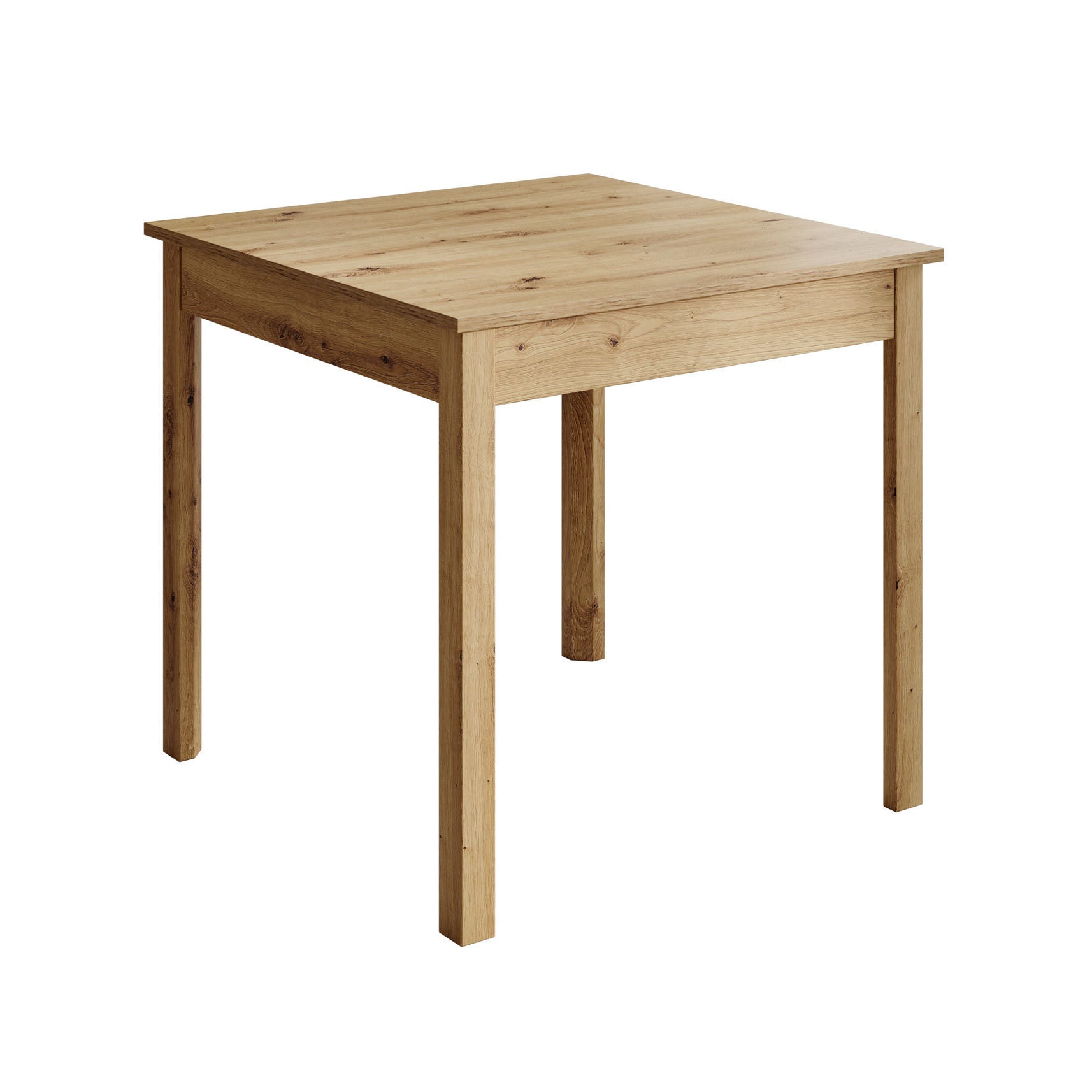 Steve - Eetkamertafel - Eiken - 80x80x77 cm