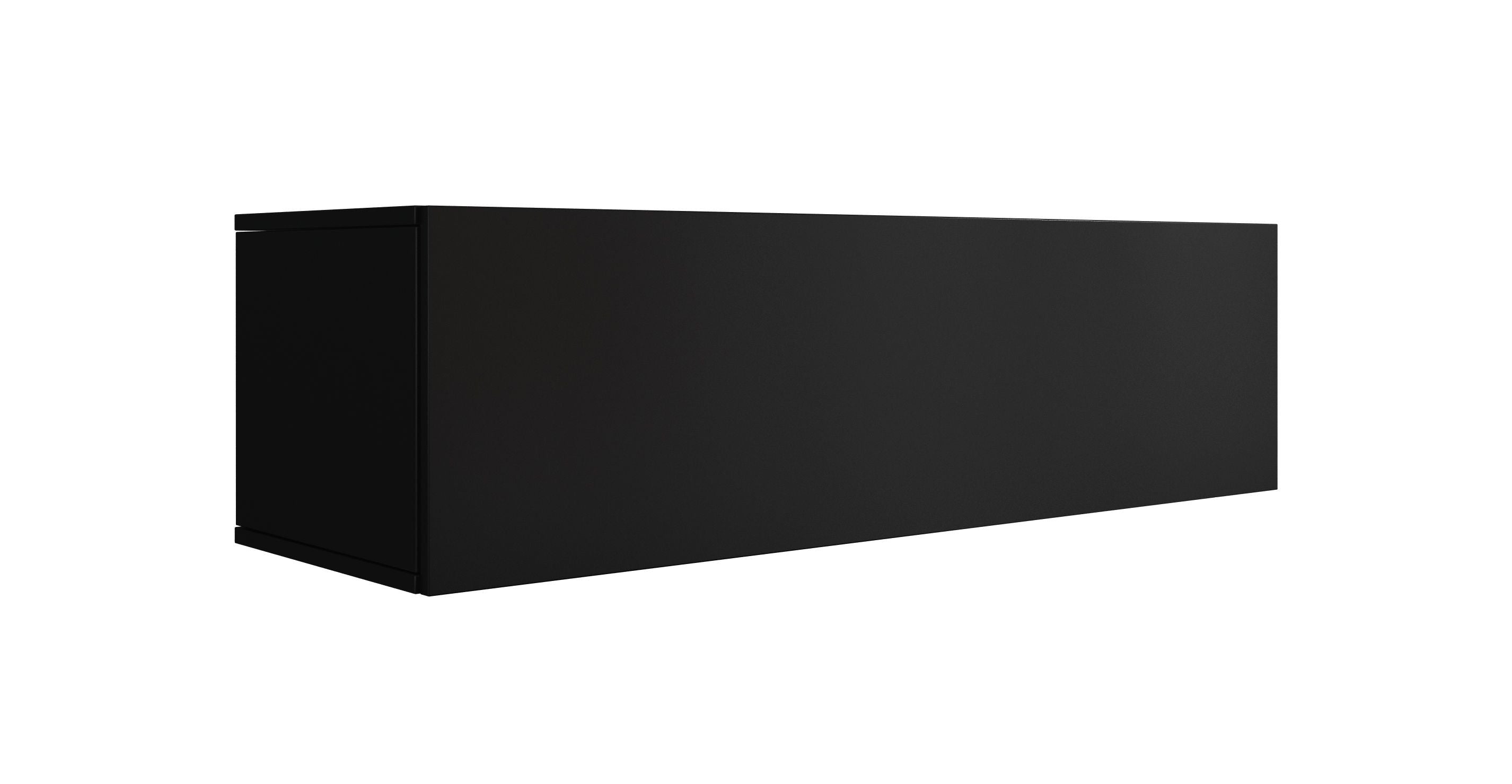 Flame - TV-Meubel - Mat zwart  - 100 cm