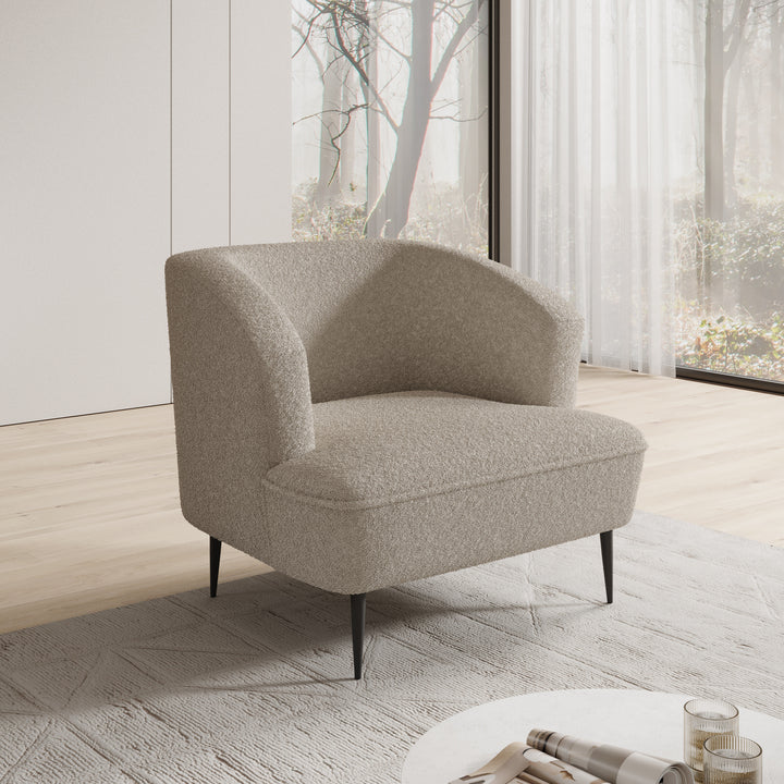 Caracas - Fauteuil - Teddystof beige