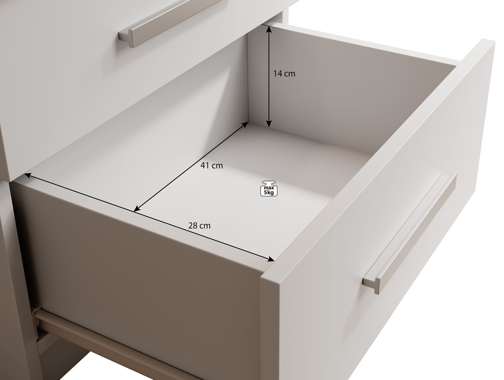 Blake - Nachtkastje - Wit