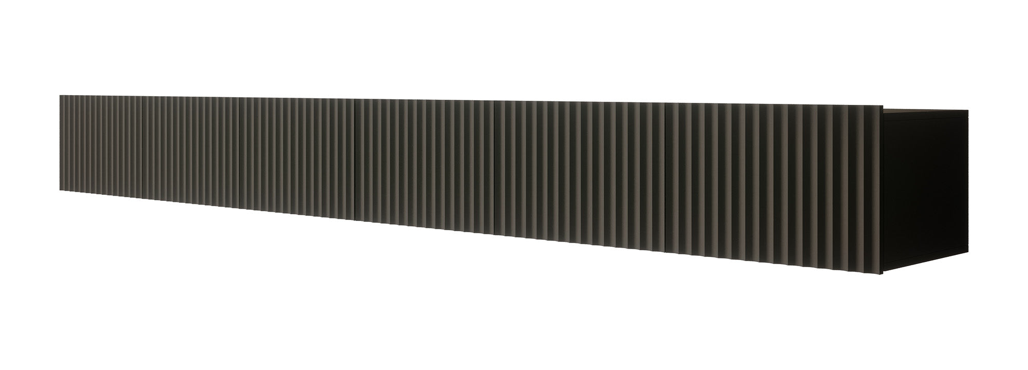 Pepinos - TV-Meubel - Mat zwart - 300 cm