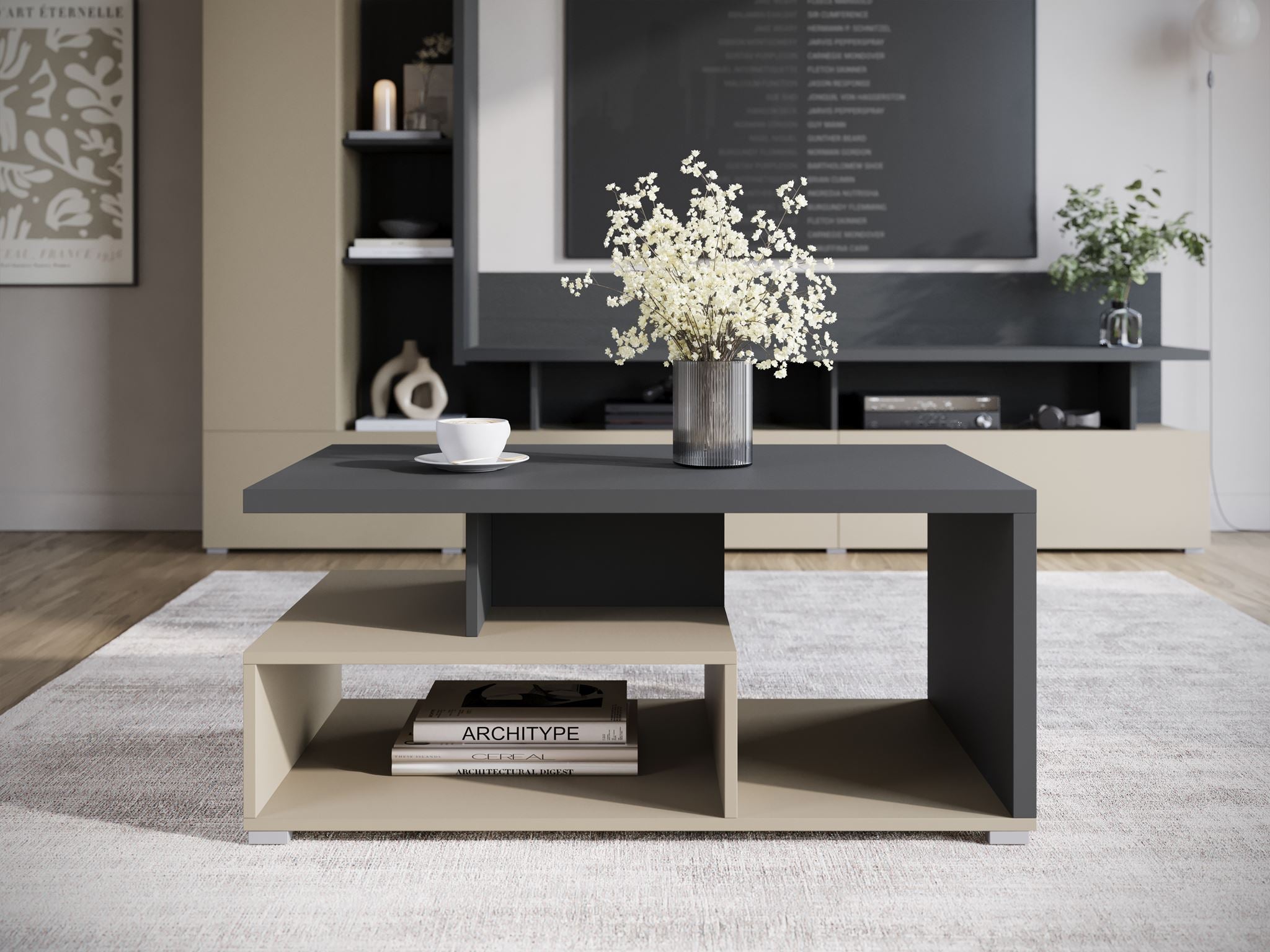 Sekai - Salontafel - Antraciet