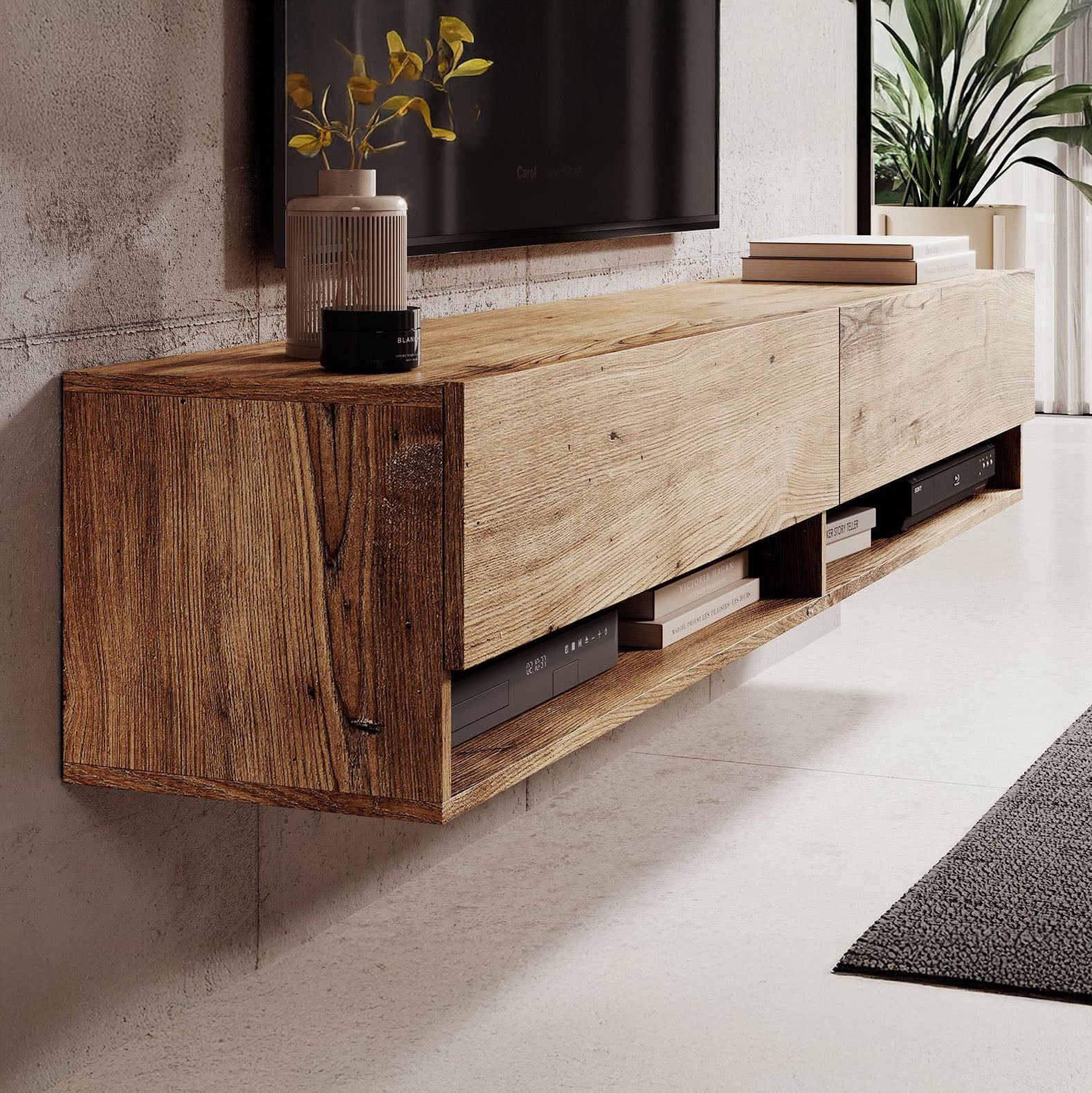 Asino - TV-Meubel  - Kastanje  - 180 cm