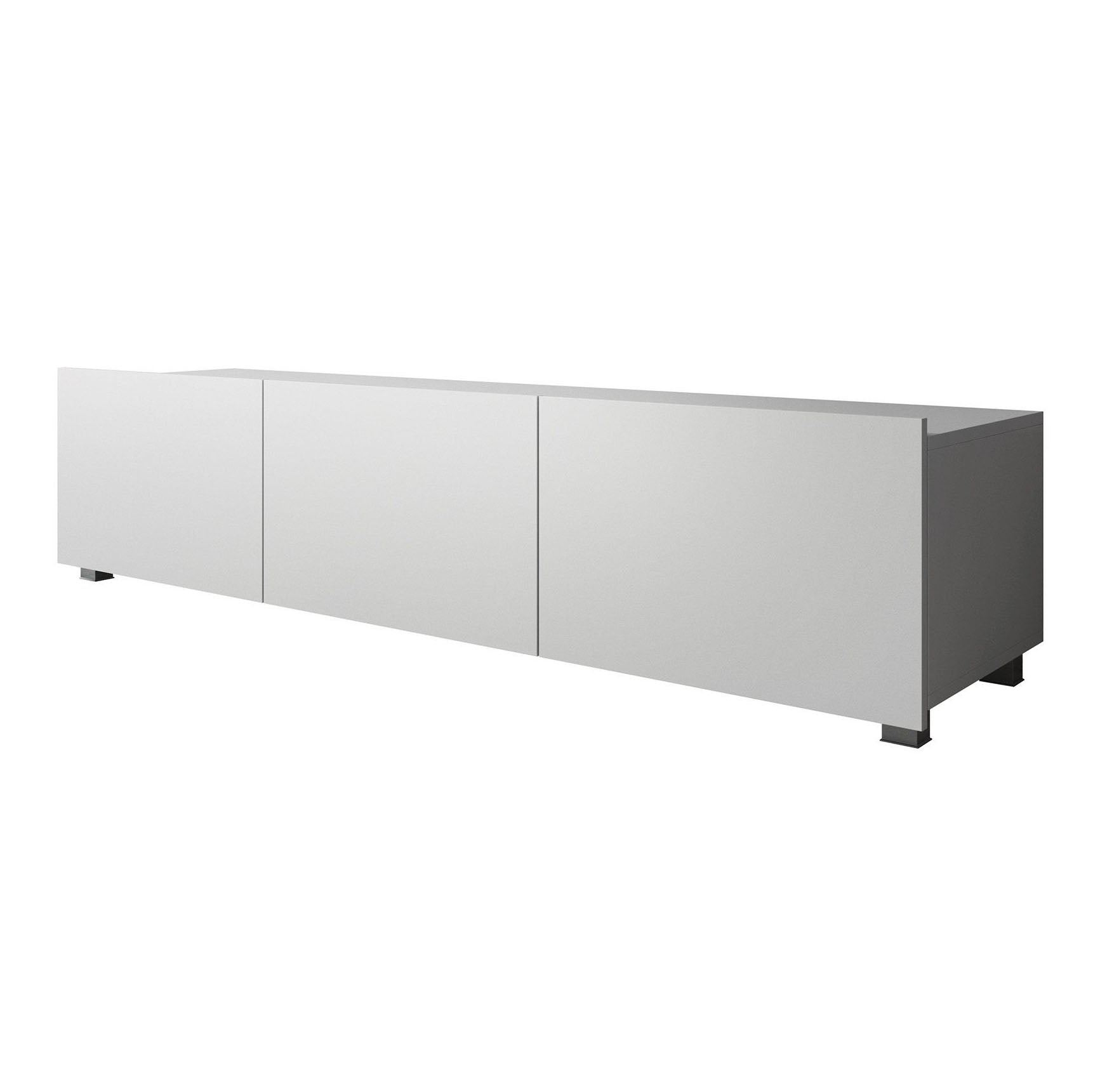 Calgary - TV-Meubel met 3 deuren - Mat wit - 150 cm