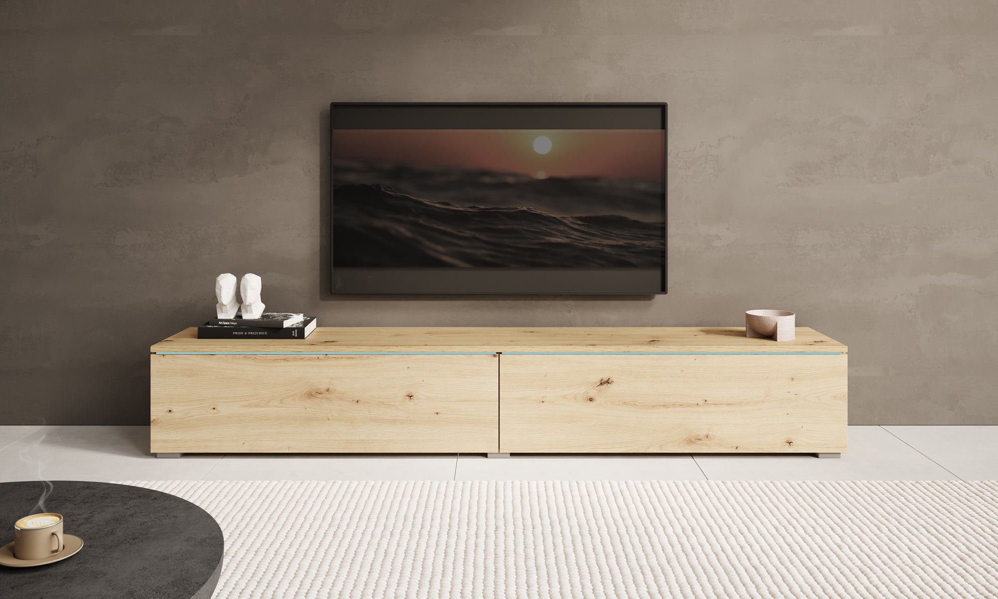 Dixon - TV-Meubel - Licht eiken  - 180 cm