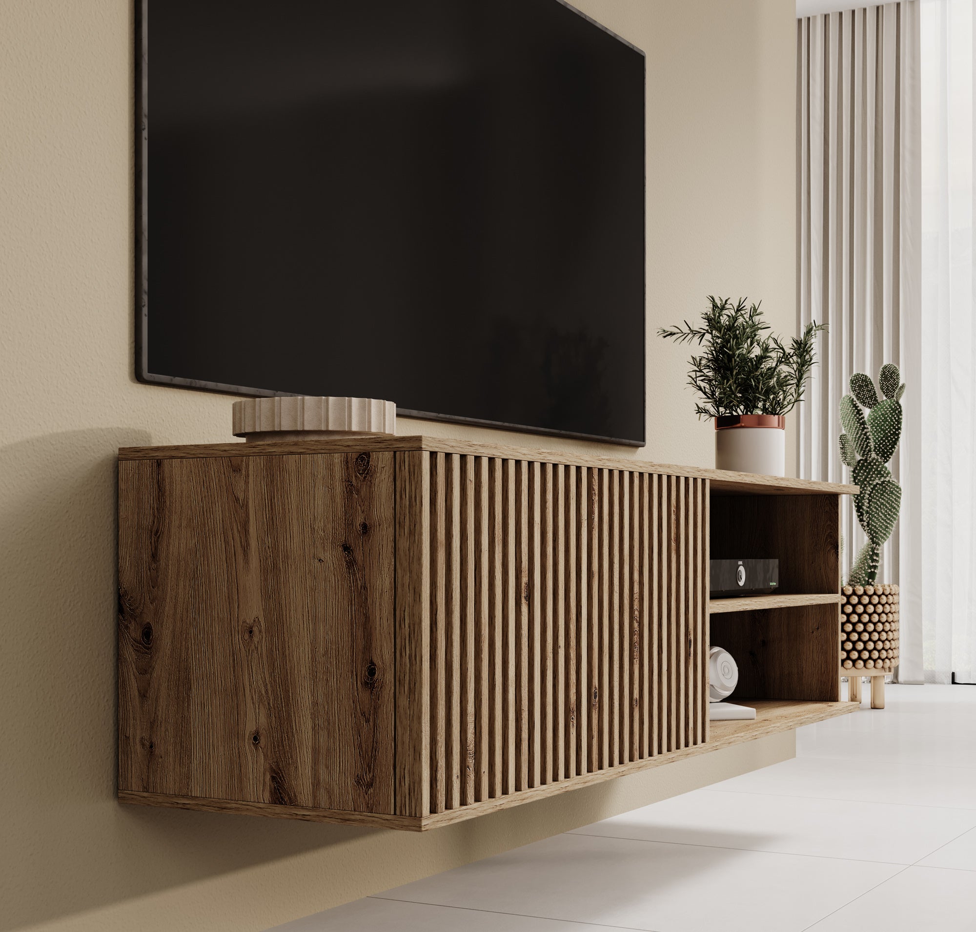 Evy - TV-Meubel - Eiken - 150 cm