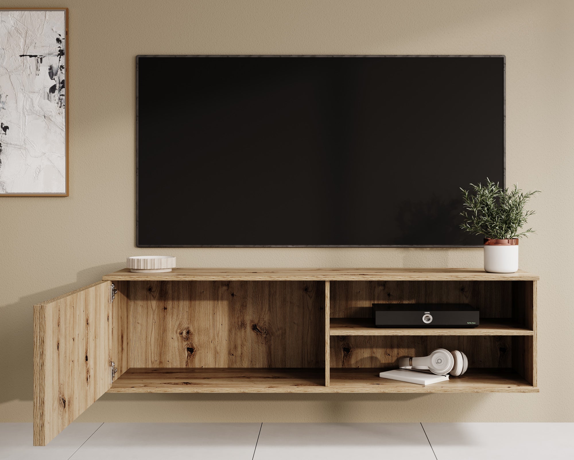 Evy - TV-Meubel - Eiken - 150 cm