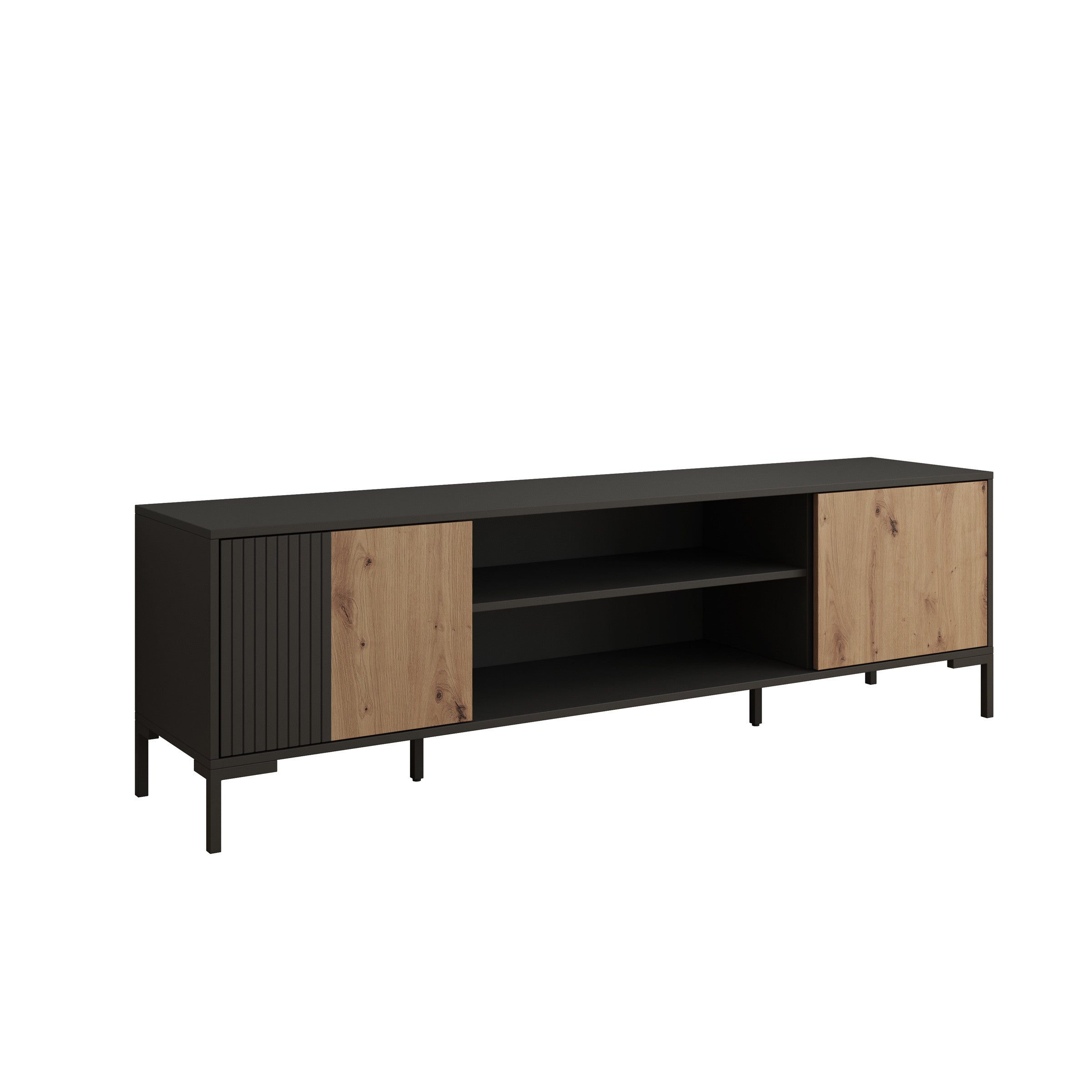 Molina - TV-Meubel - Zwart  - 180 cm