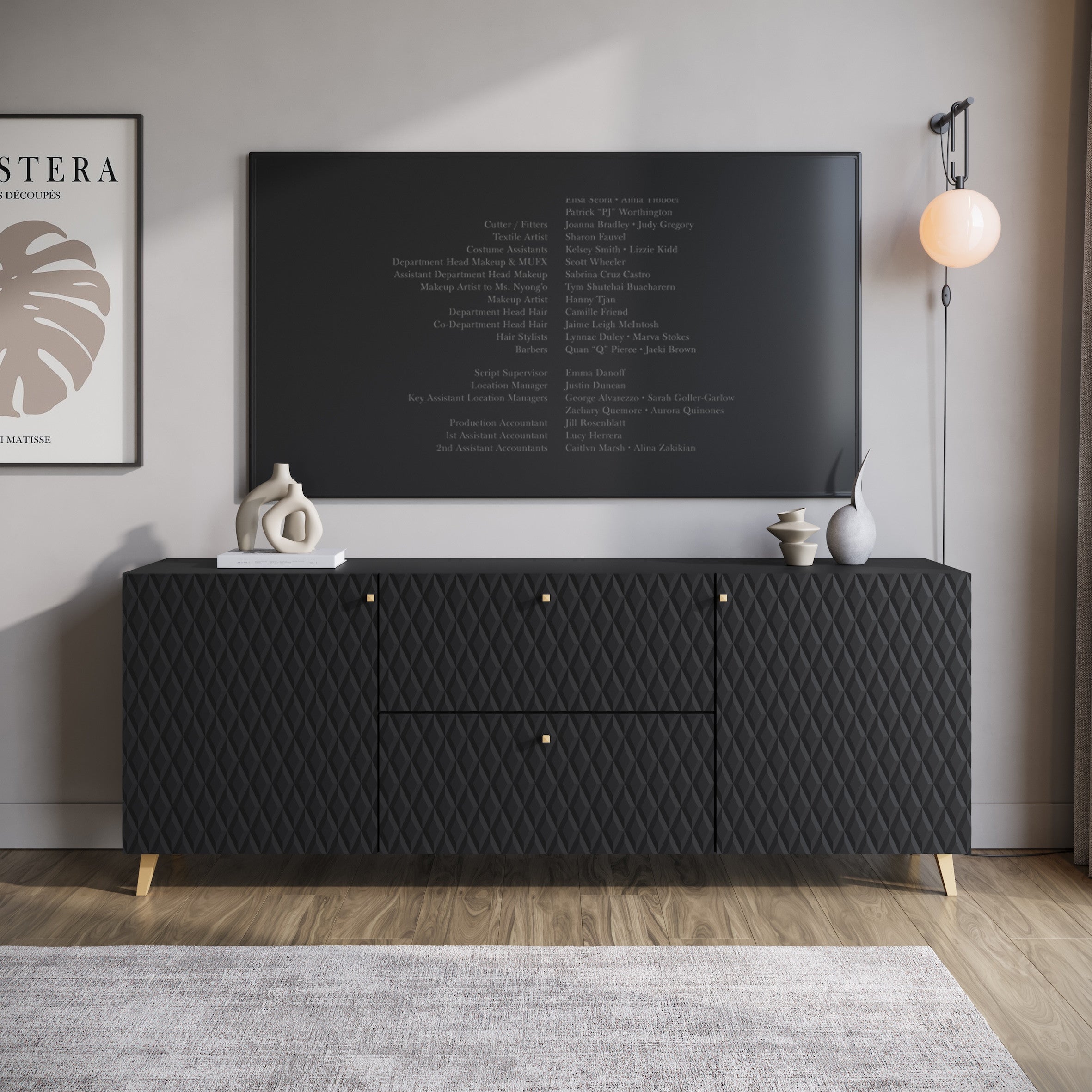 Pulse 2 - TV-Meubel - Zwart