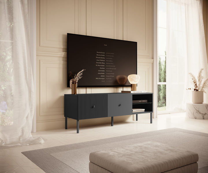 Vermont - TV-Meubel - Antraciet  - 135 cm