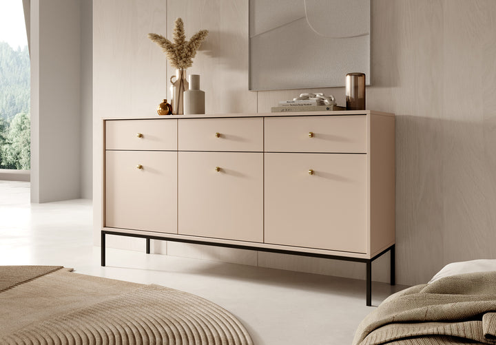 Moreno - Dressoir - Beige - 154x39x83 cm