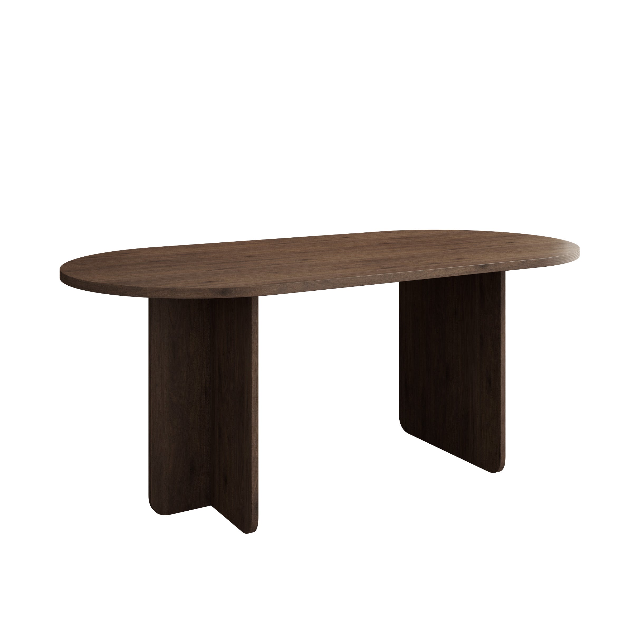 Accra - Eetkamertafel ovaal - Walootpatroon - 185x90x75 cm