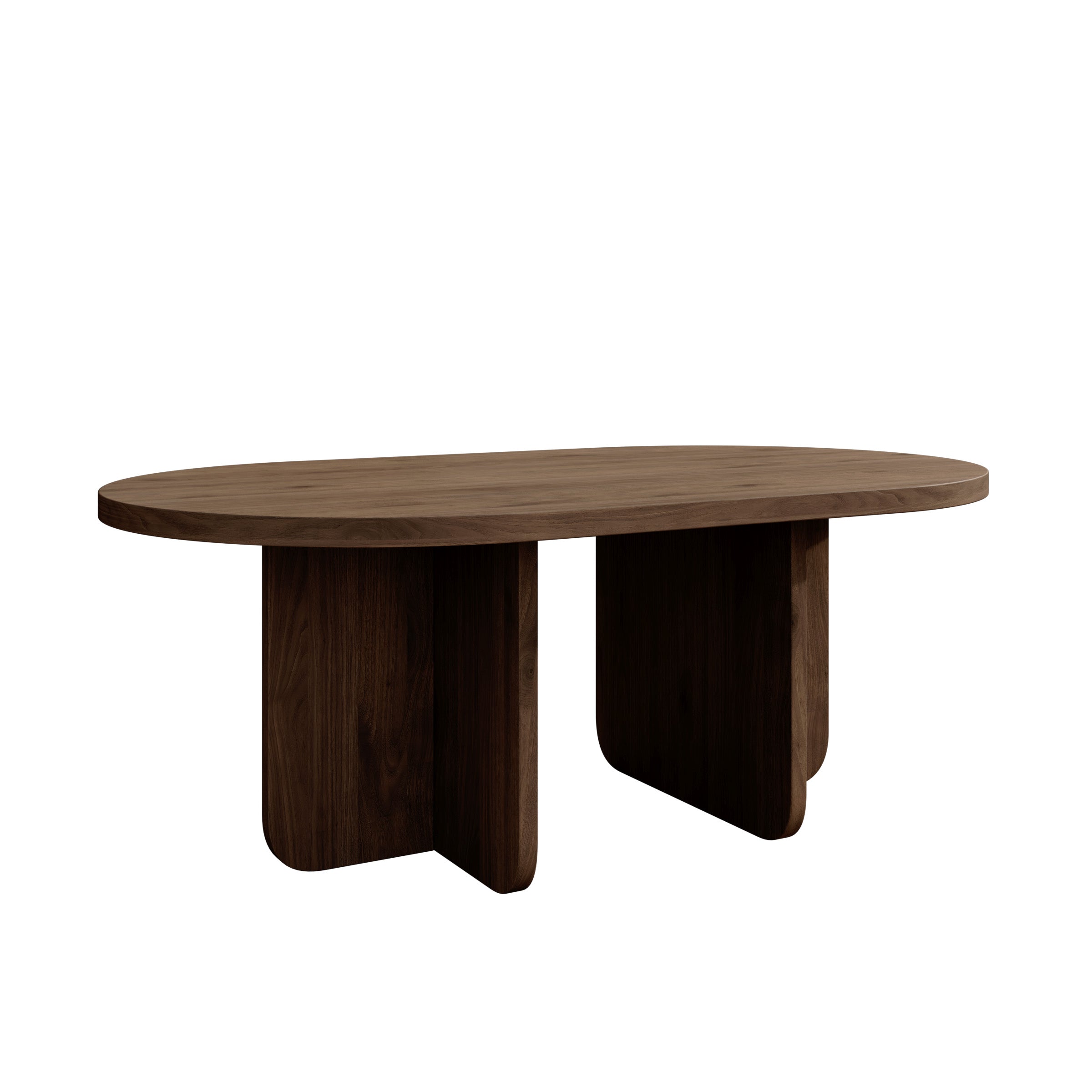 Accra - Salontafel - Walnootpatroon - 110x65x42 cm