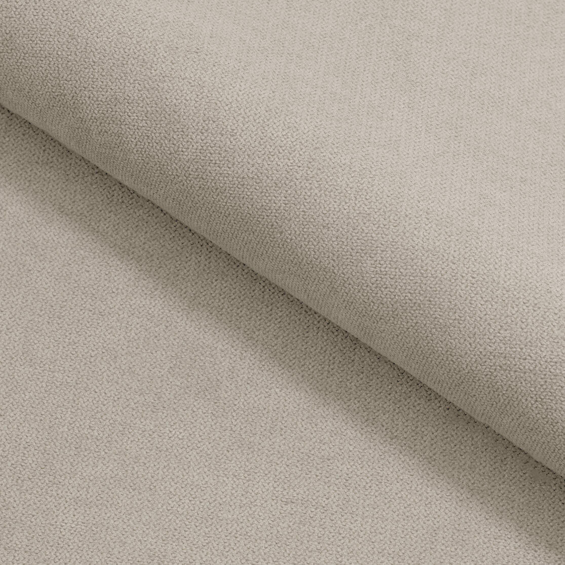 Adel - Hoekbank 5-zits met chaise longue - Stof beige - Links