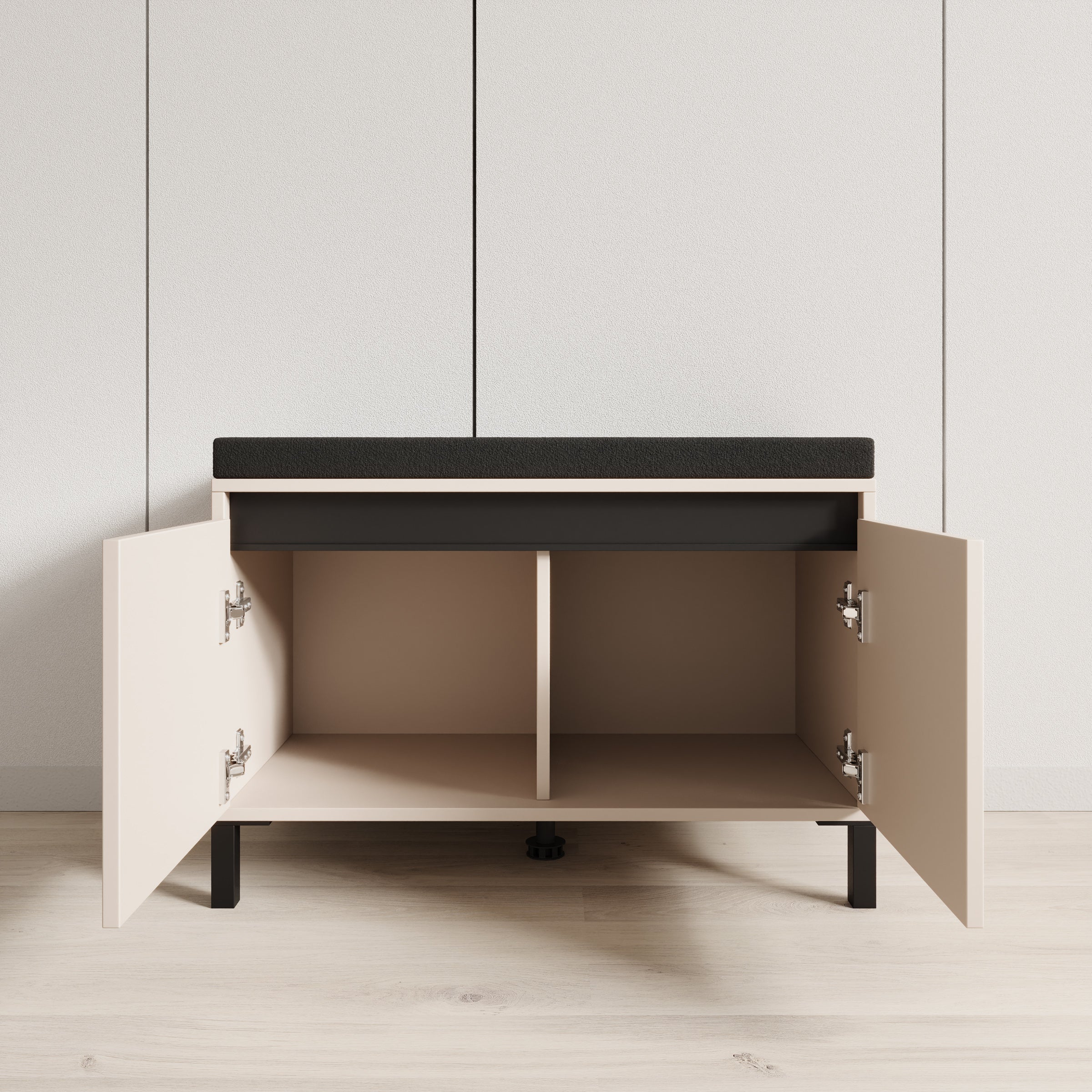 Alessa - Schoenenkast - Beige - 80x40x57 cm