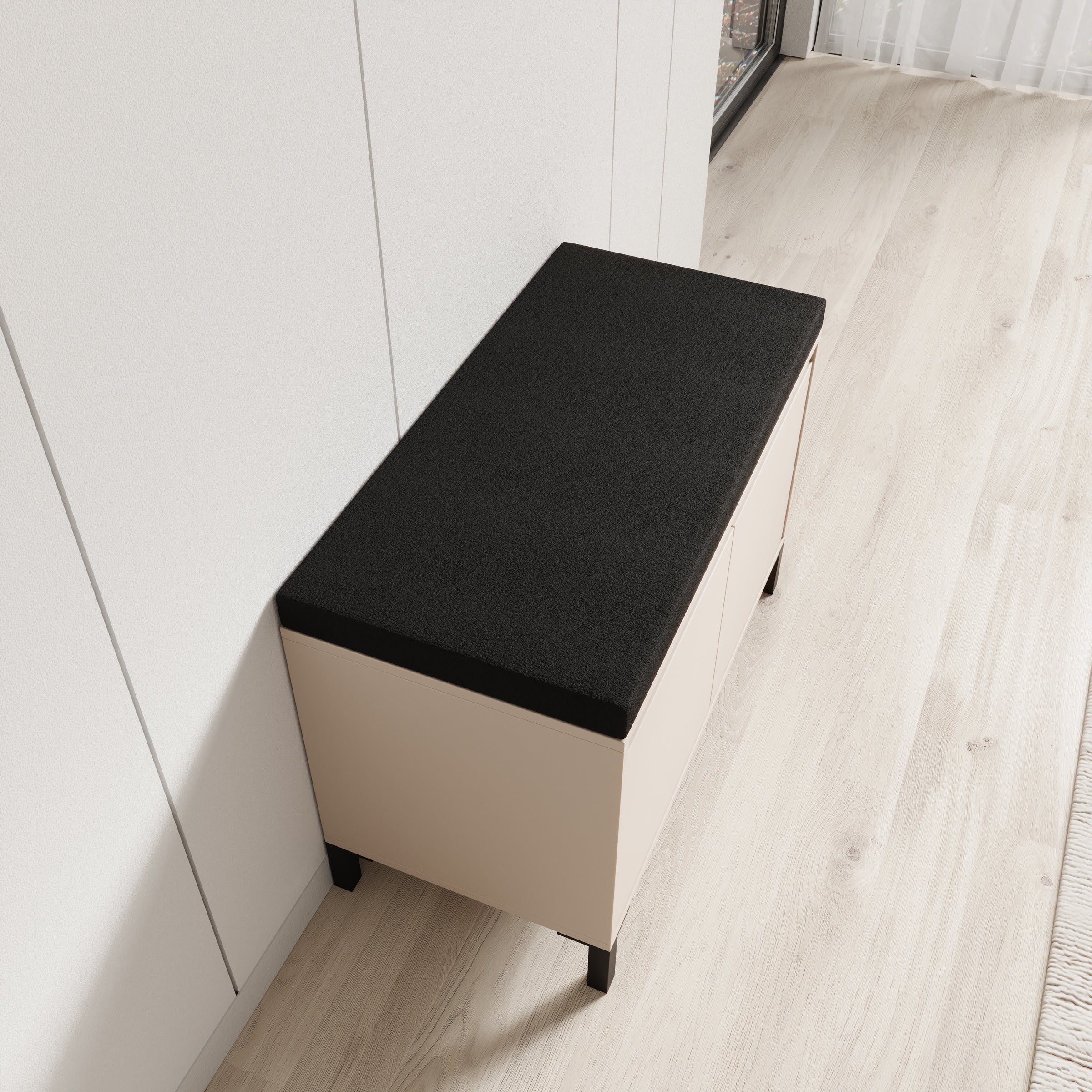 Alessa - Schoenenkast - Beige - 80x40x57 cm