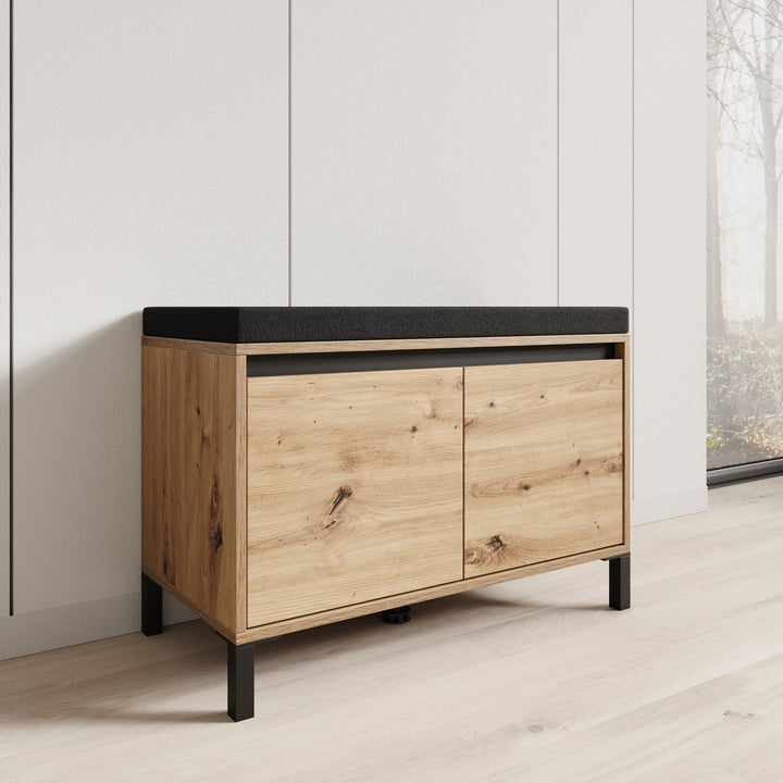 Alessa - Schoenenkast - Eiken - 80x40x57 cm