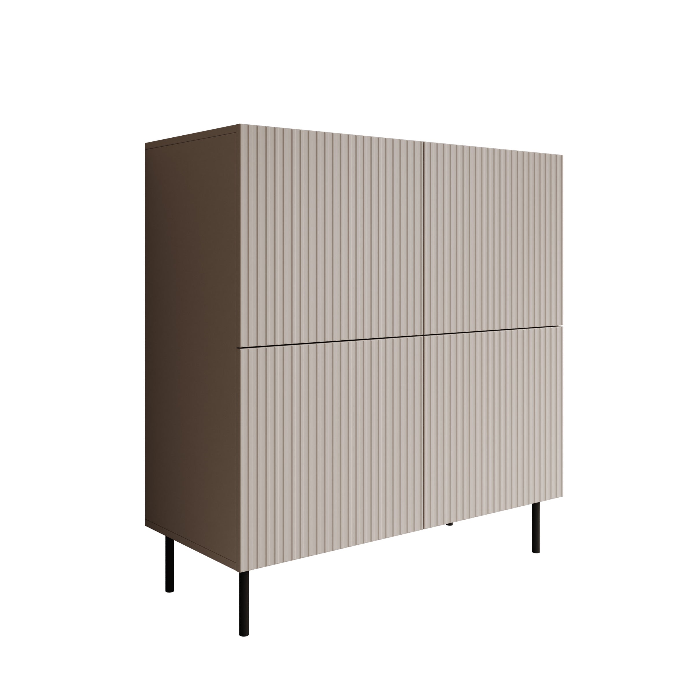 Alex - Dressoir - Beige - 101x42x106 cm