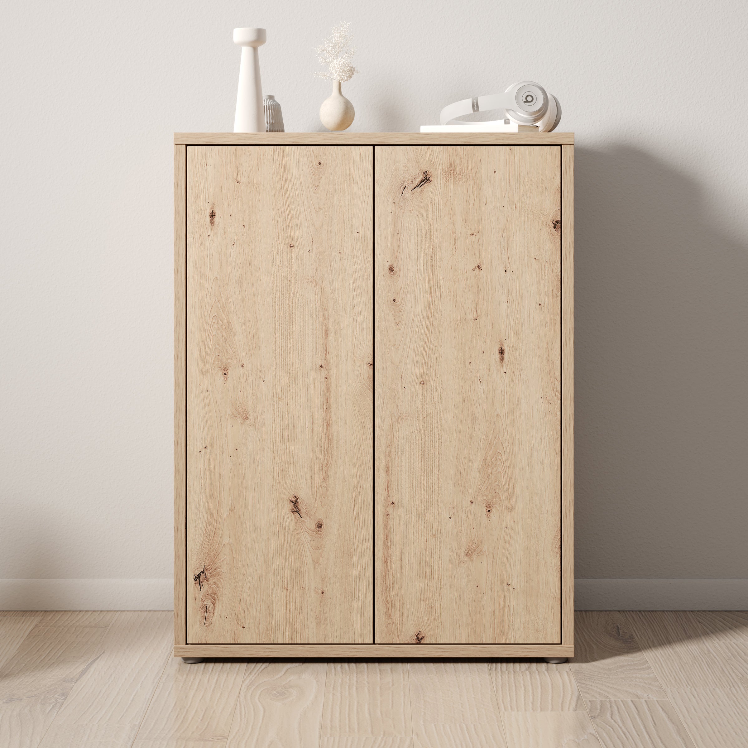 Amber - Schoenenkast - Eiken - 75x35x99 cm
