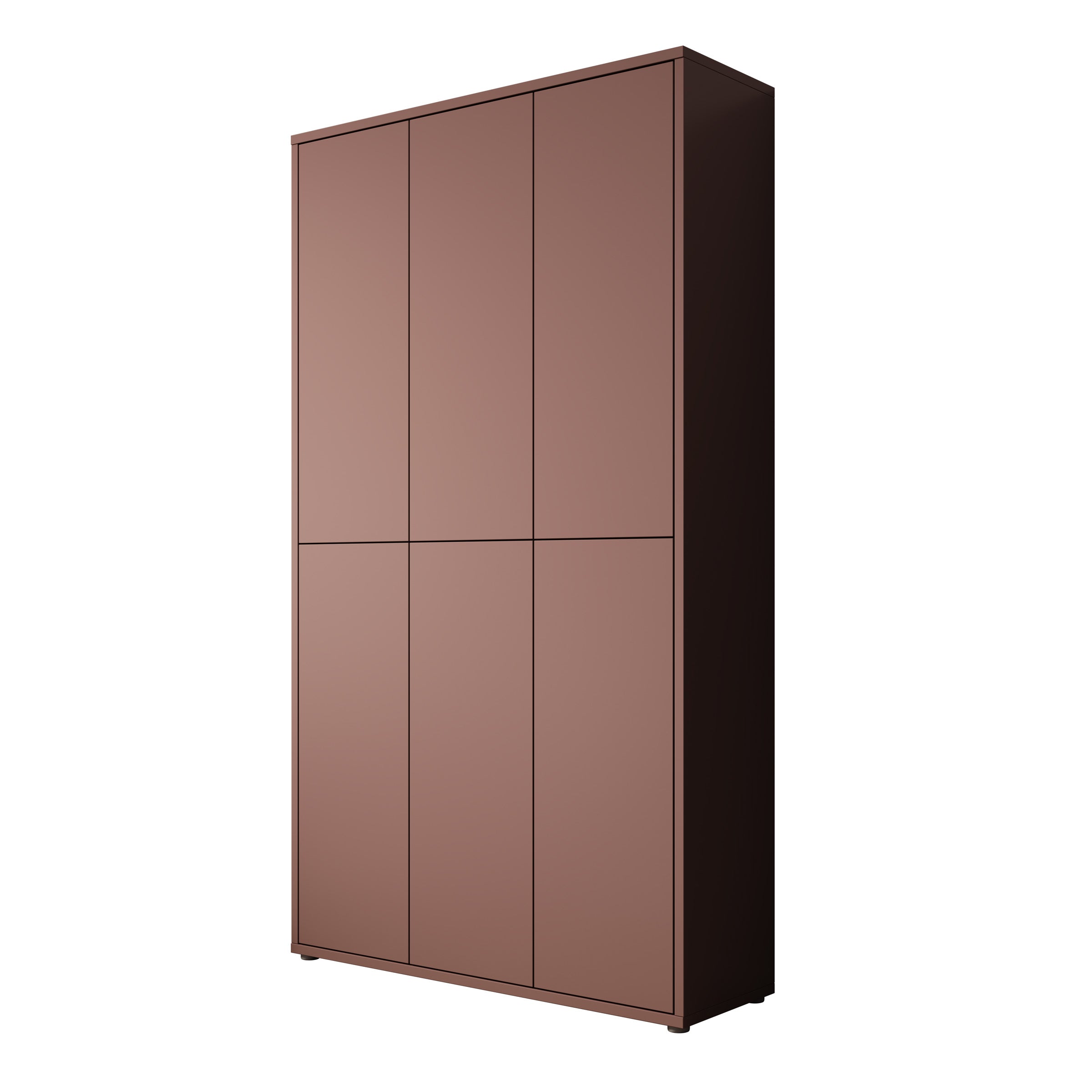 Amber - Schoenenkast - Terracotta - 109x35x192 cm