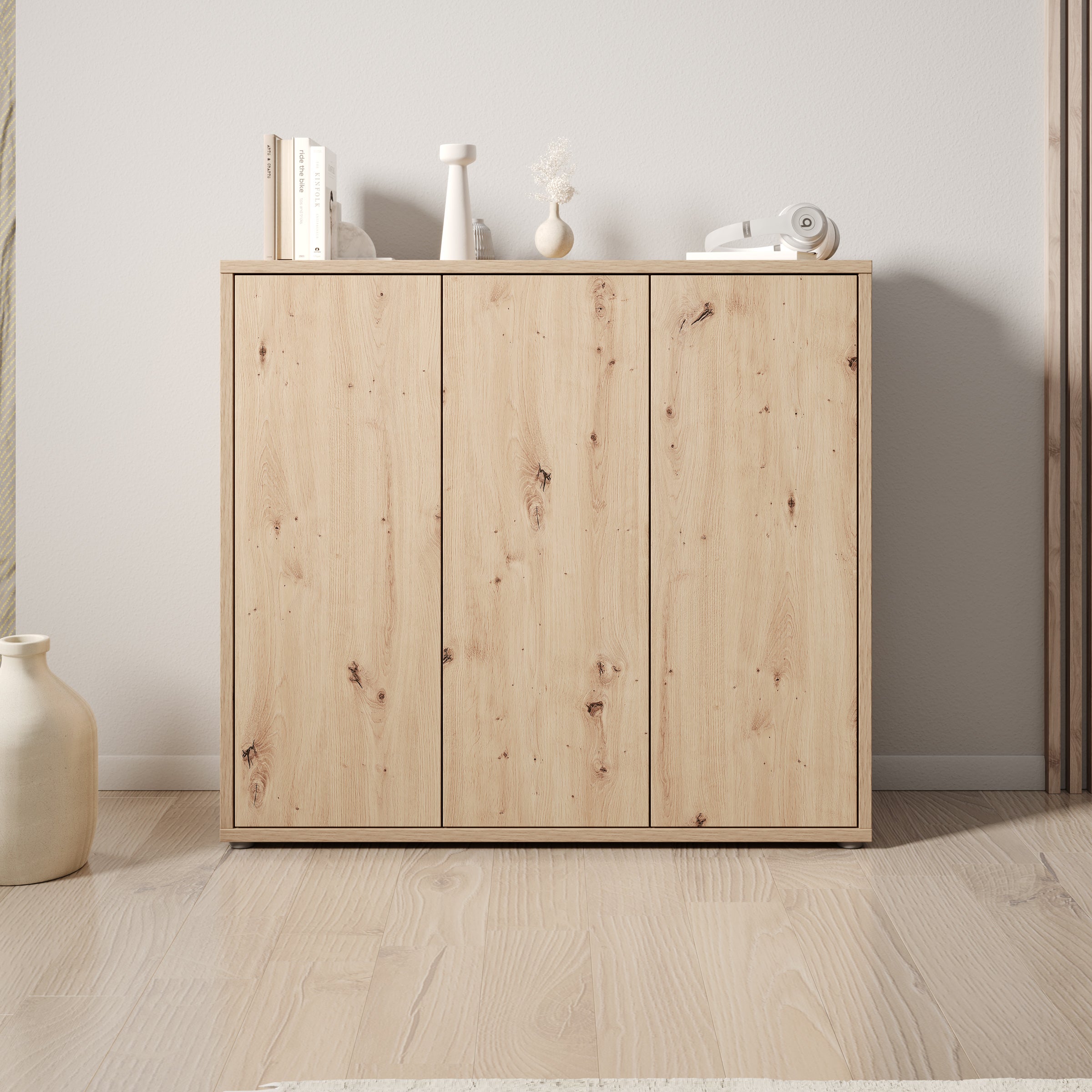 Amber 2 - Schoenenkast - Eiken - 109x35x99 cm