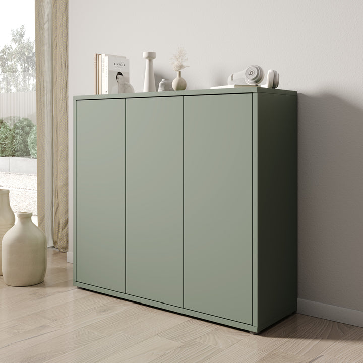 Amber 2 - Schoenenkast - Groen - 109x35x99 cm