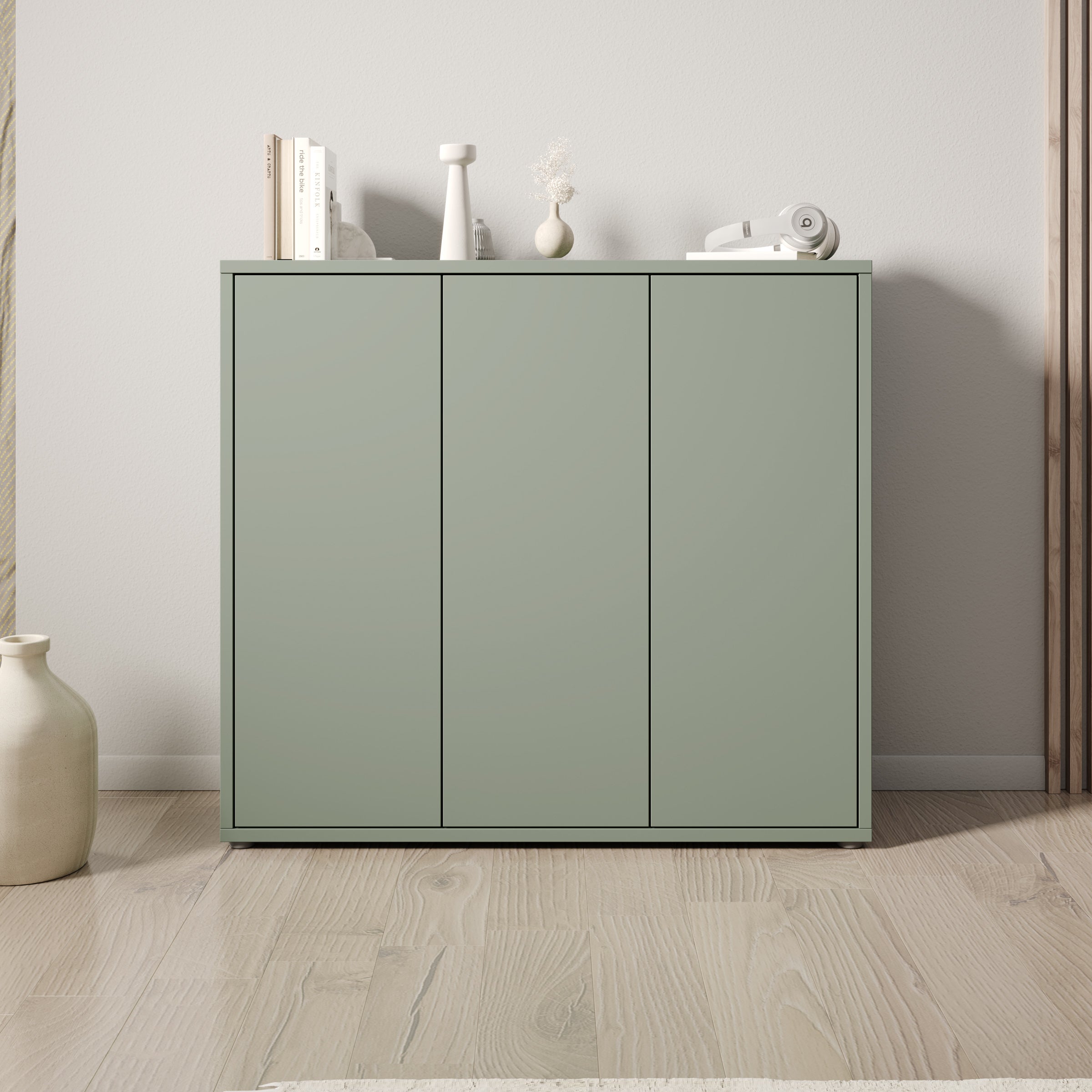 Amber 2 - Schoenenkast - Groen - 109x35x99 cm