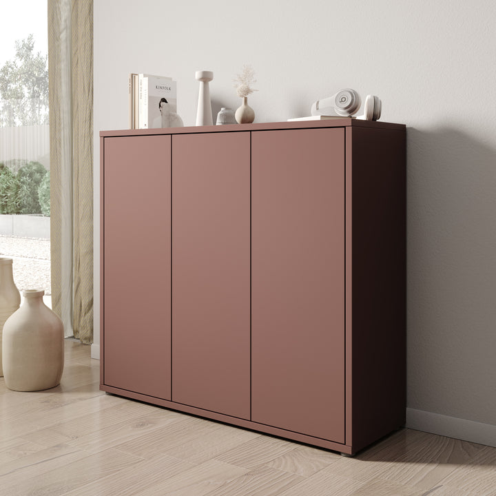 Amber 2 - Schoenenkast - Terracotta - 109x35x99 cm