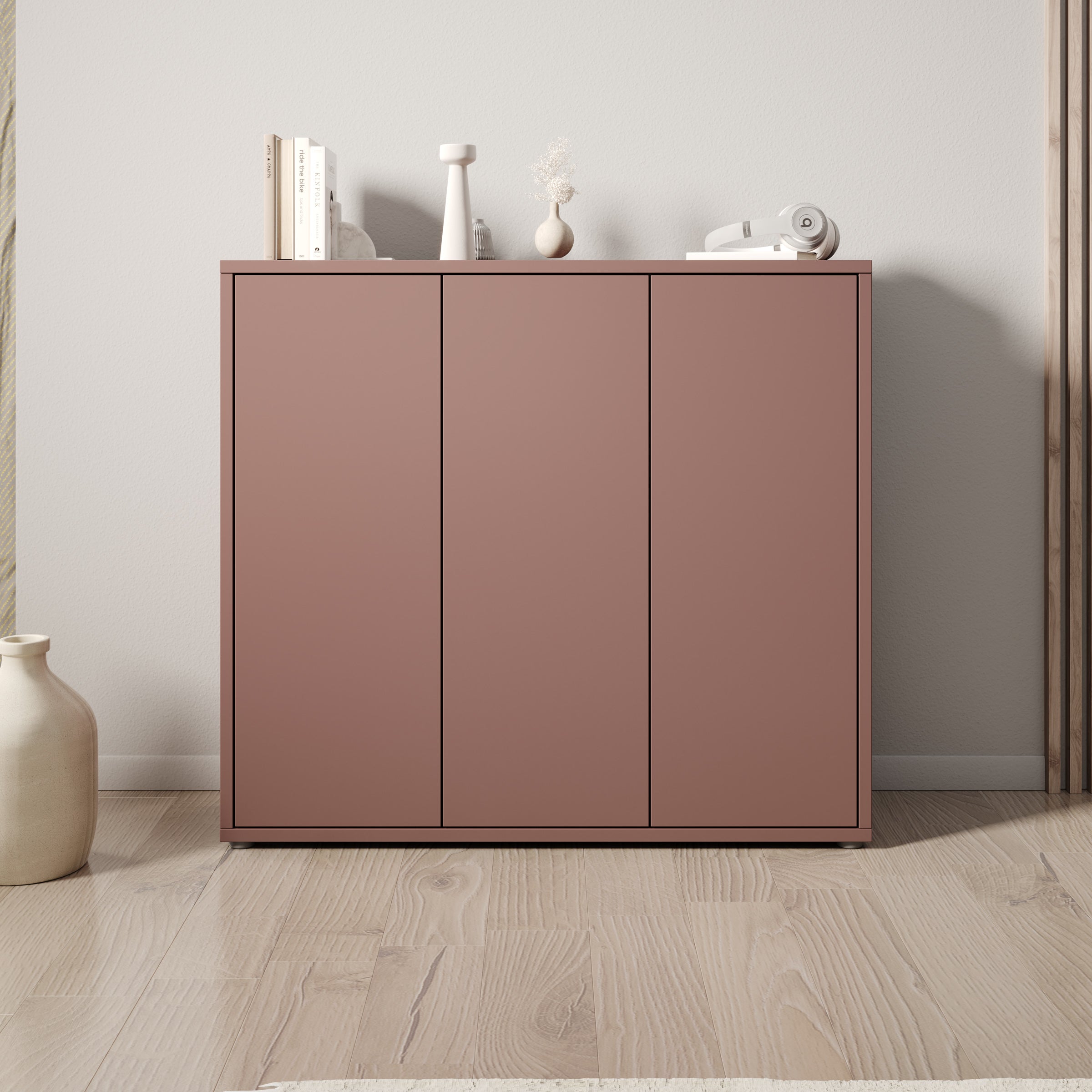 Amber 2 - Schoenenkast - Terracotta - 109x35x99 cm