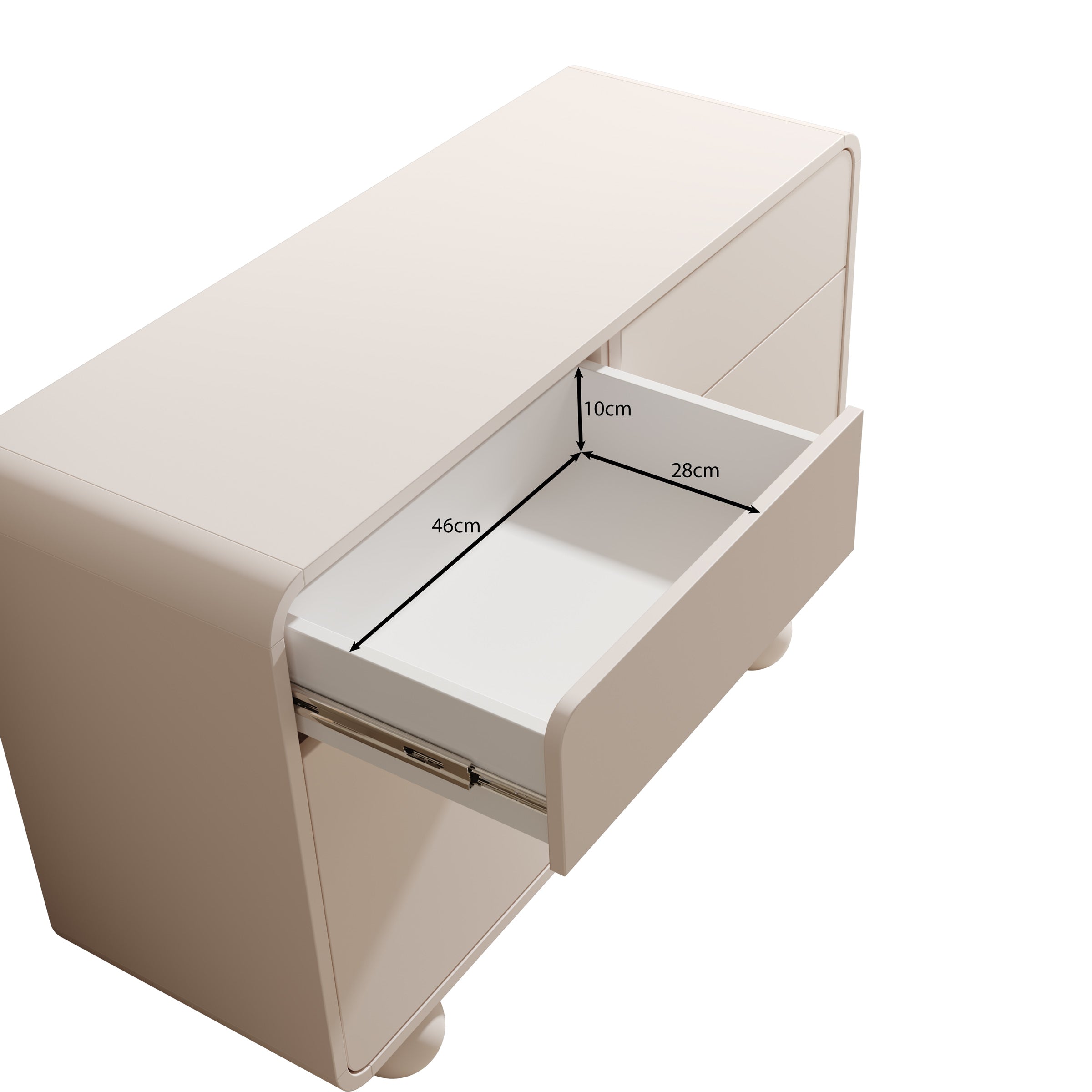 Anobo - Dressoir - Beige - 108x39x75 cm