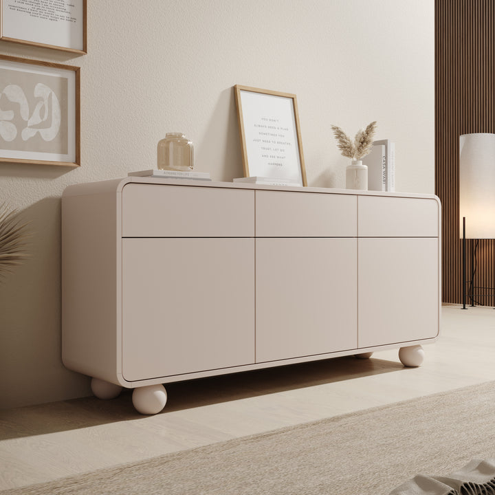 Anobo - Dressoir - Beige - 160x39x75 cm