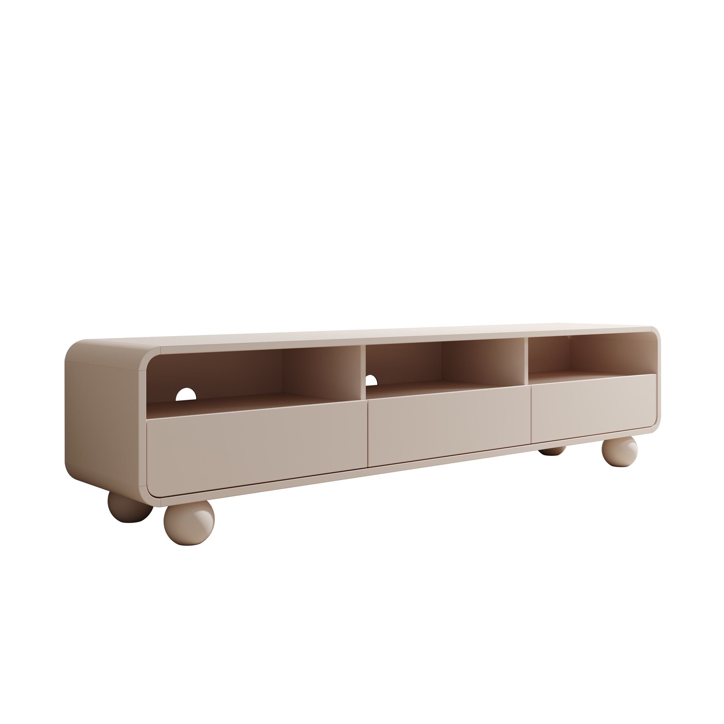 Anobo - TV-Meubel - Beige - 180x39x44 cm